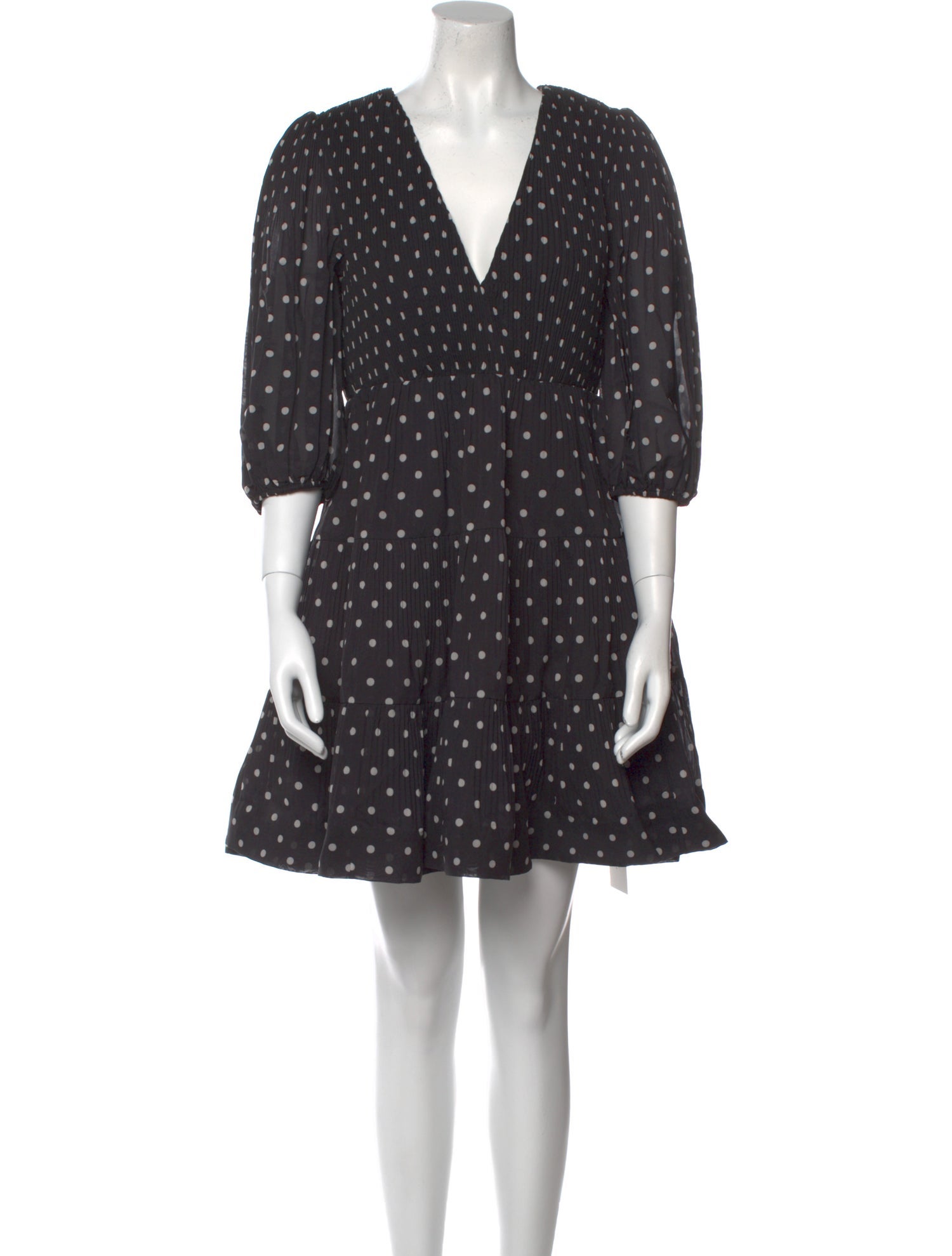 Zimmermann Polka Dot Print Mini Dress