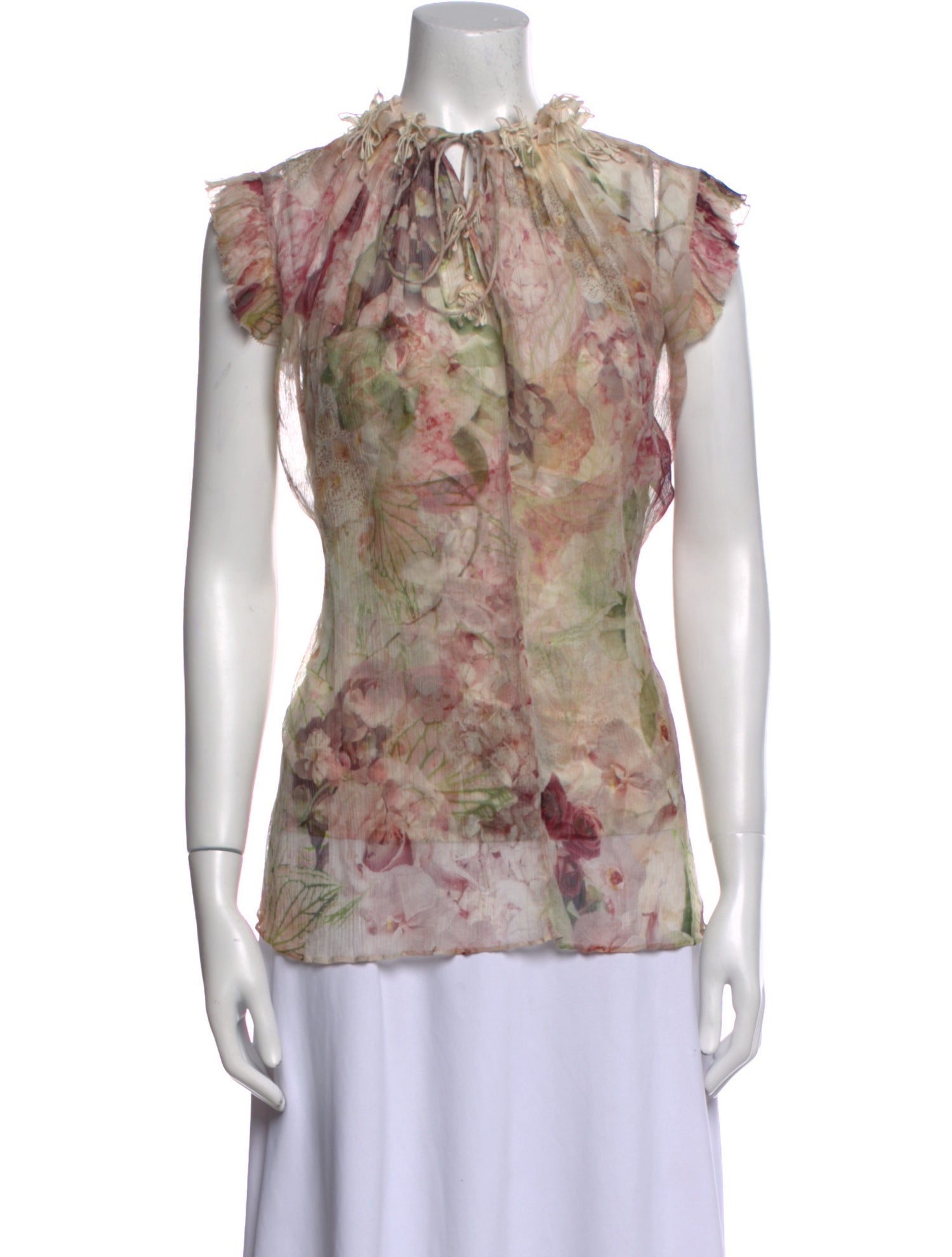 Zimmermann Silk Floral Print Blouse