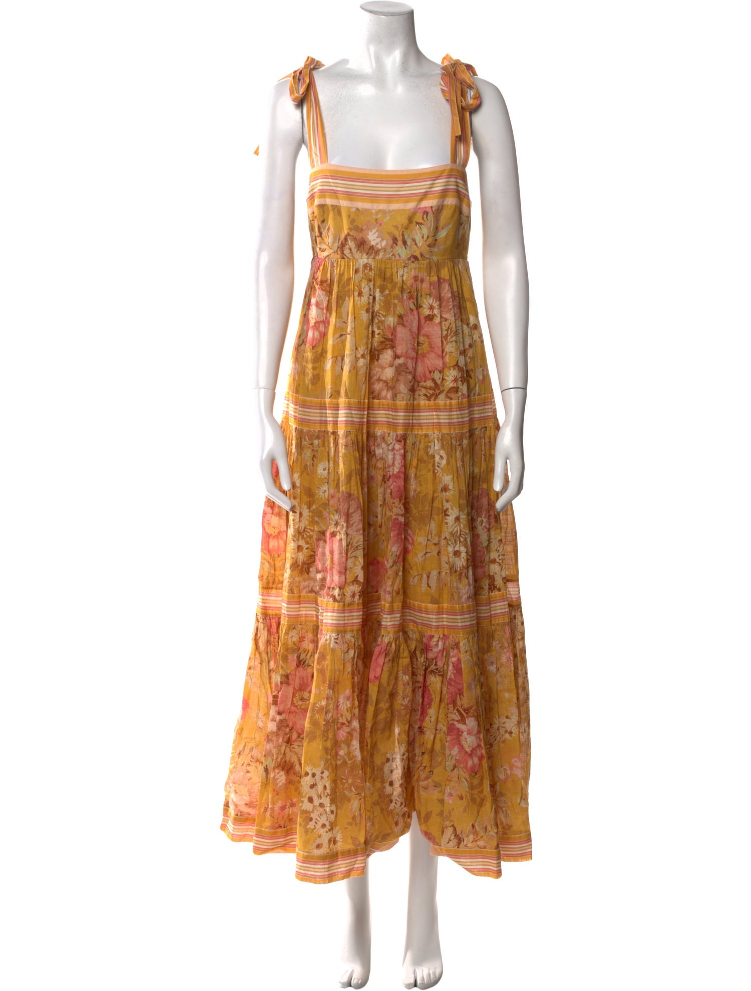 Zimmermann Floral Print Long Dress