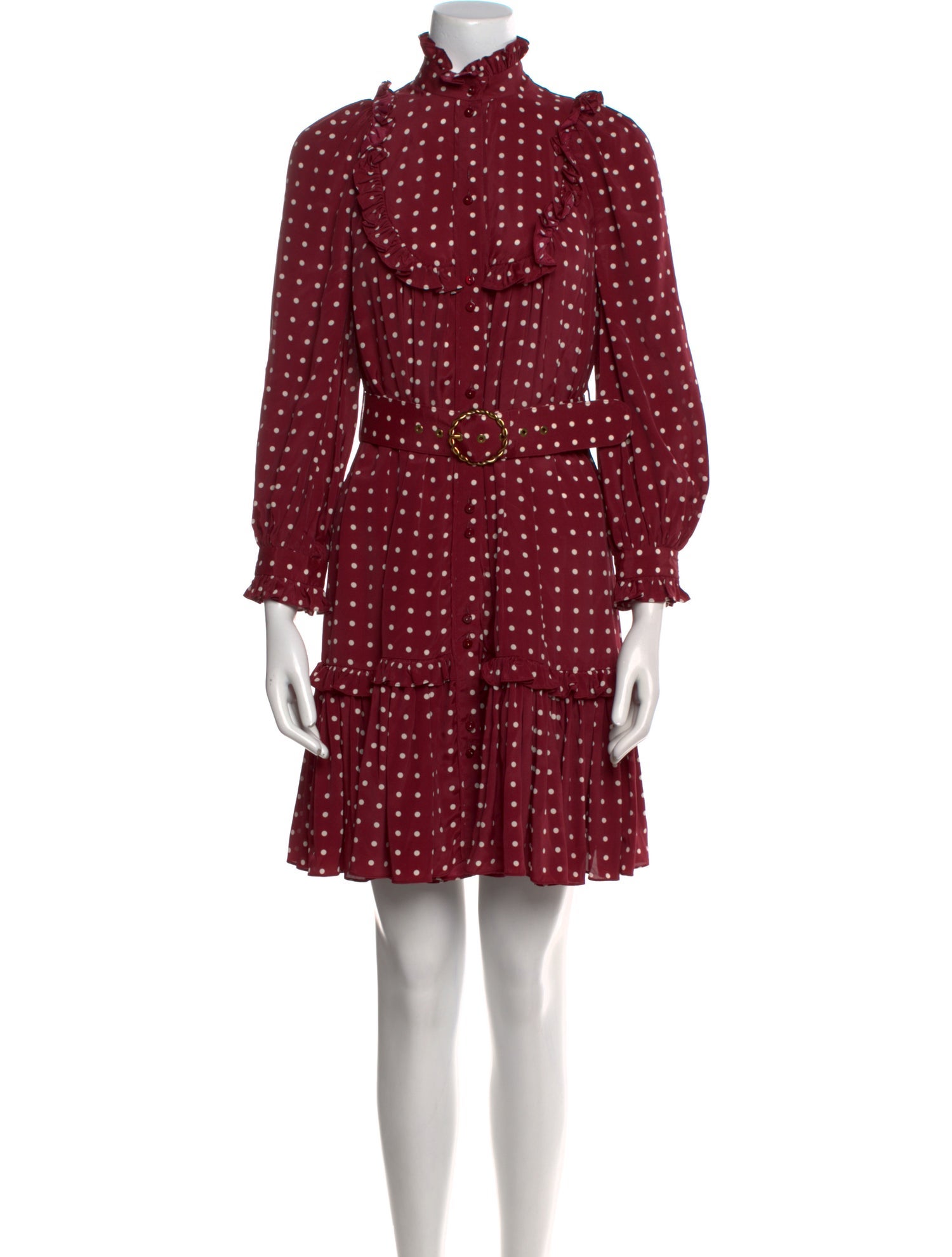 Zimmermann Polka Dot Print Mini Dress