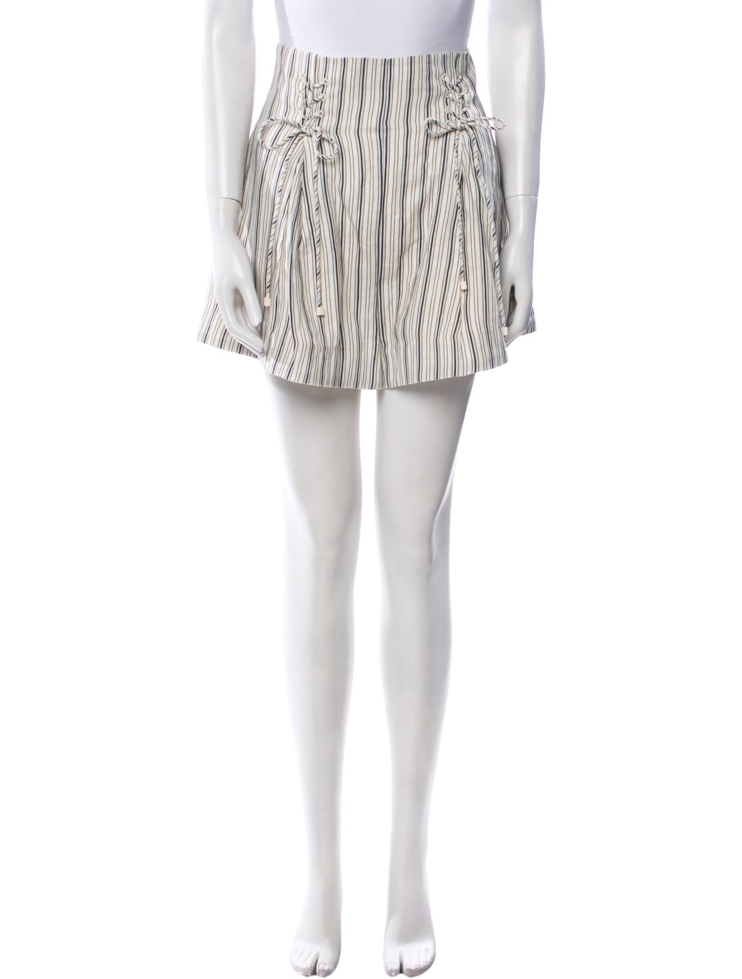 Zimmermann Linen Mini Shorts