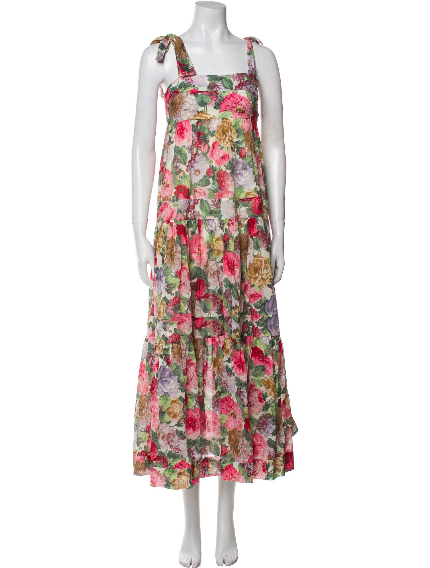 Zimmermann Floral Print Long Dress