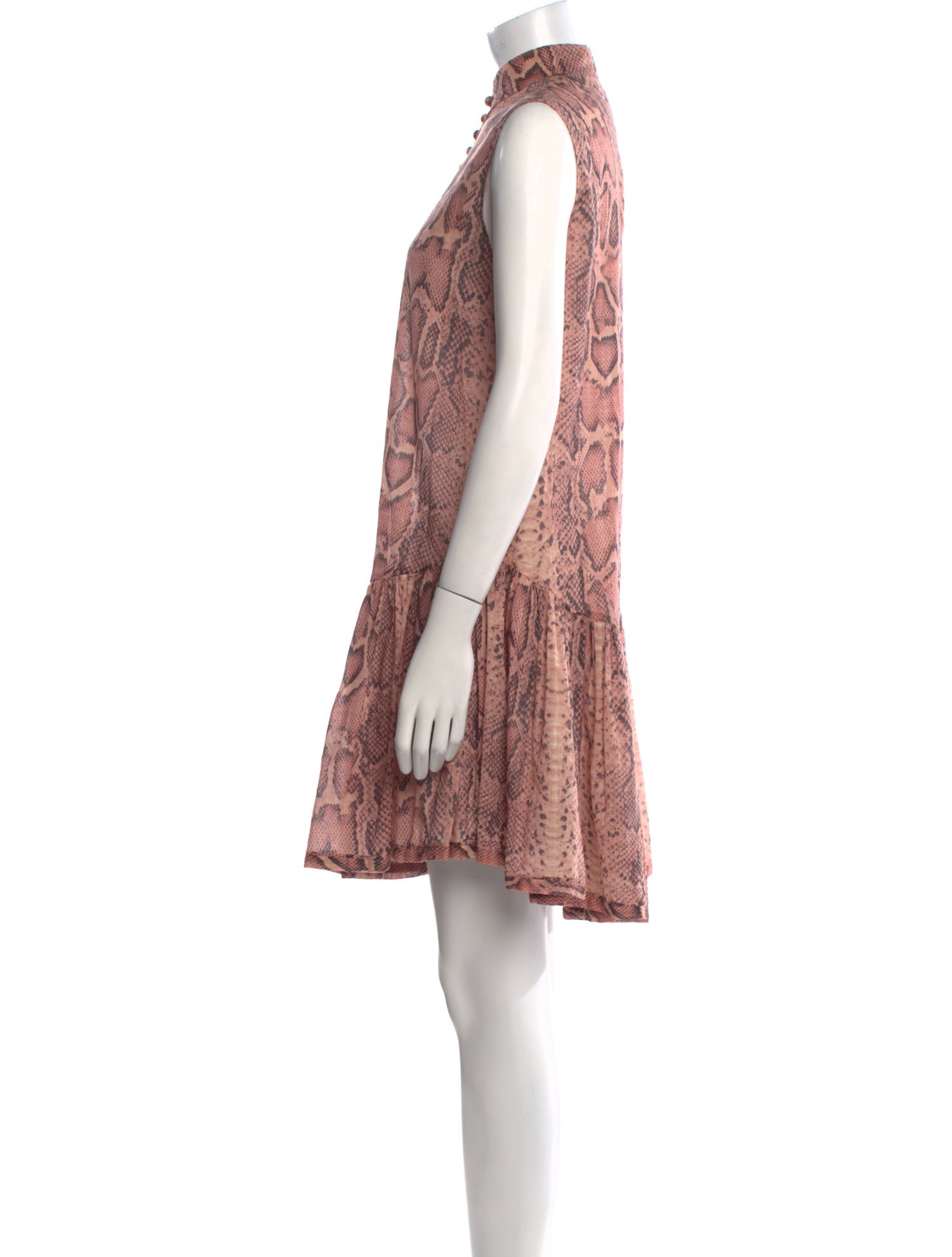 Zimmermann Animal Print Knee-Length Dress