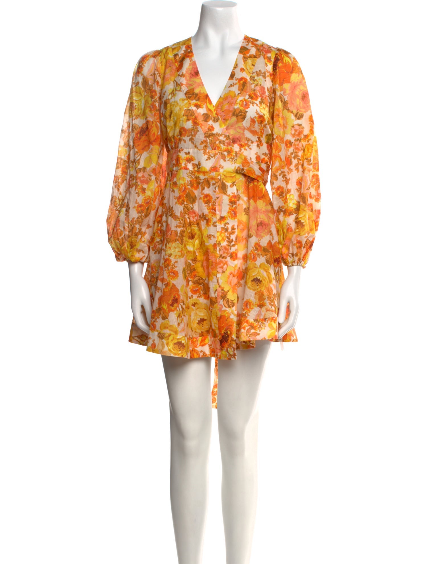 Zimmermann Floral Print Mini Dress w/ Tags