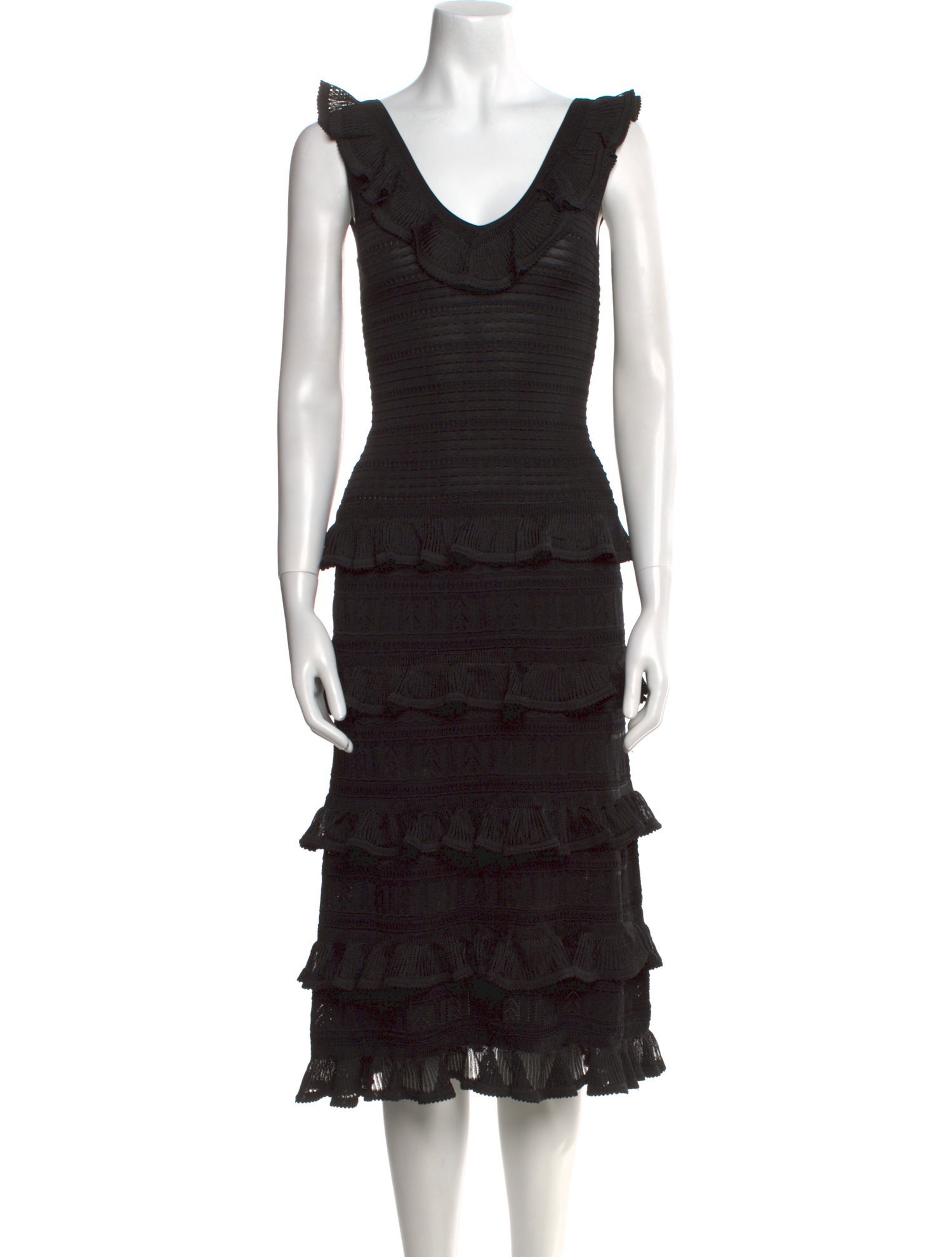 Zimmermann V-Neck Midi Length Dress