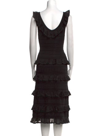 Zimmermann V-Neck Midi Length Dress