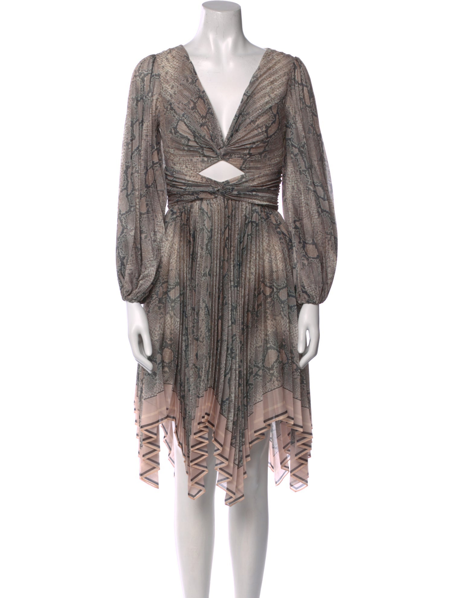 Zimmermann Printed Knee-Length Dress