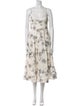 Zimmermann Floral Print Midi Length Dress