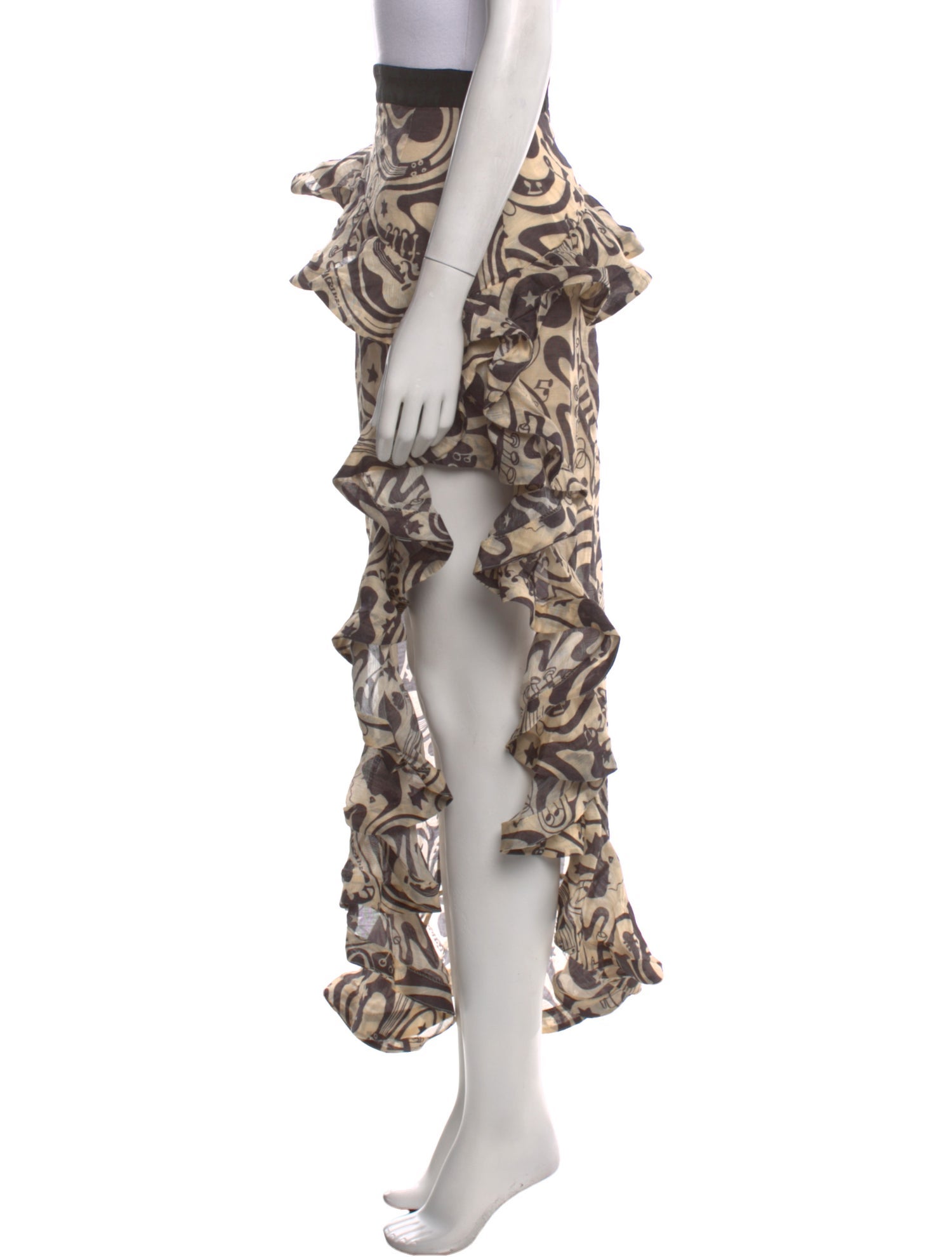 Zimmermann Linen Midi Length Skirt