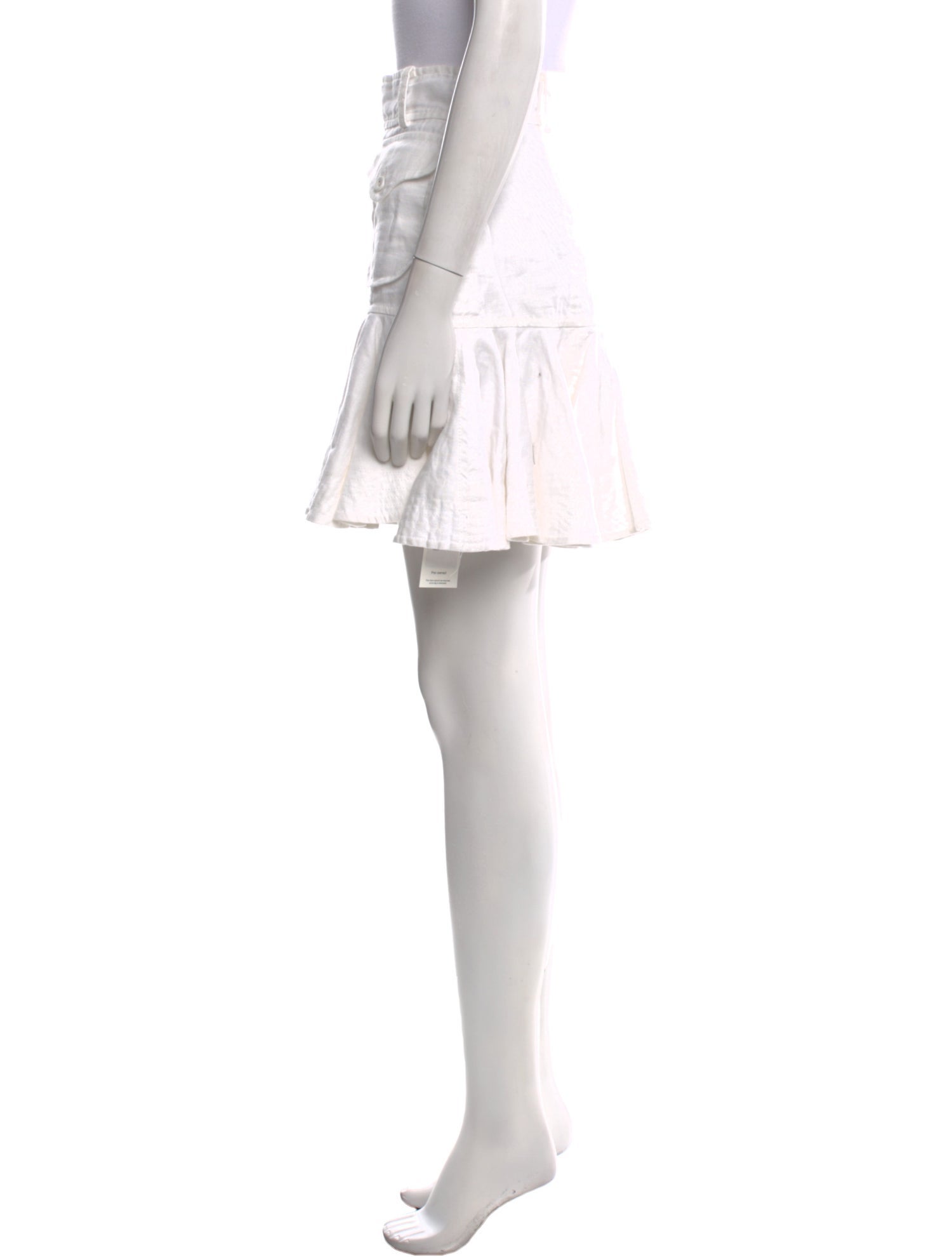 Zimmermann Linen Mini Skirt