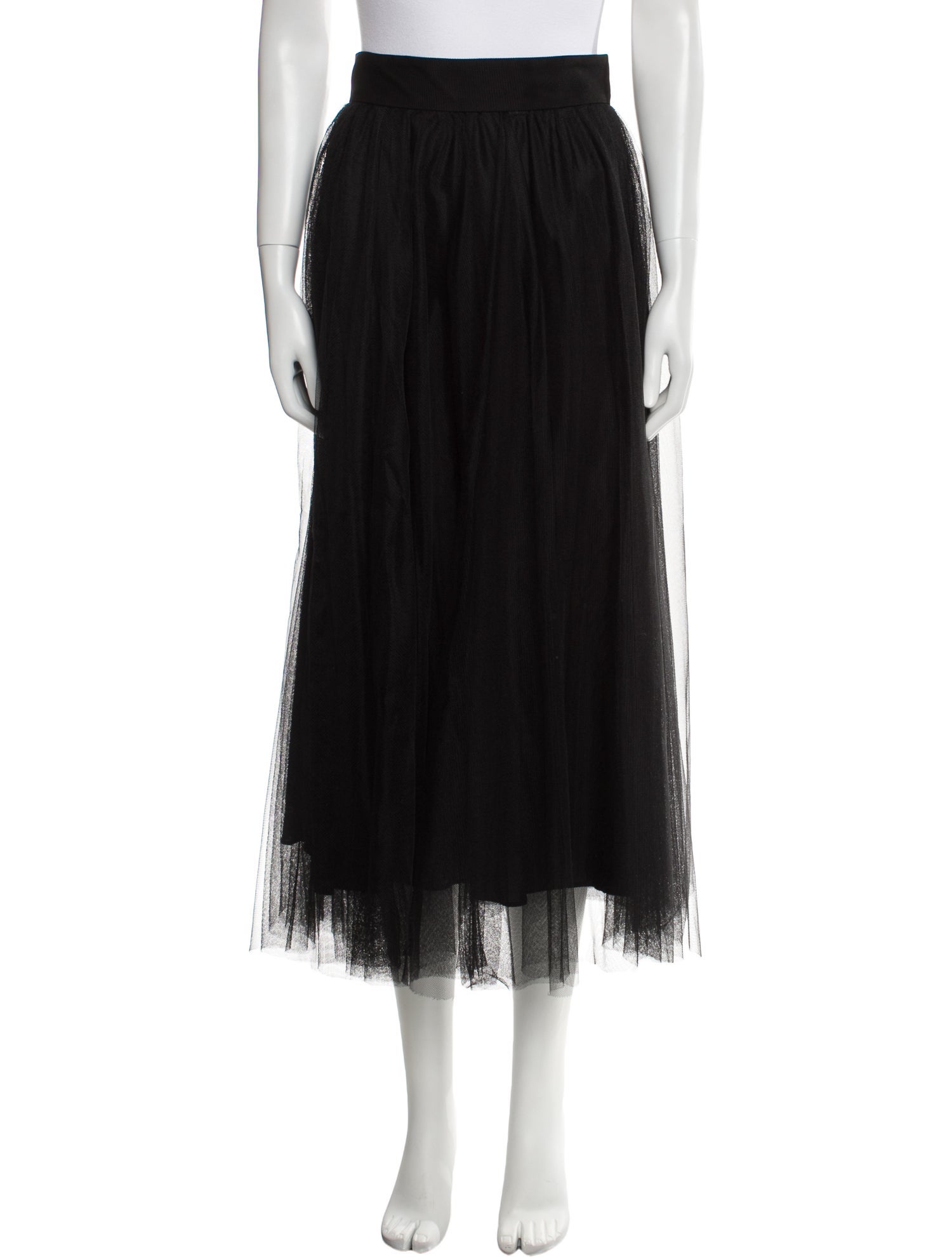 Zimmermann Mesh Accents Midi Length Skirt
