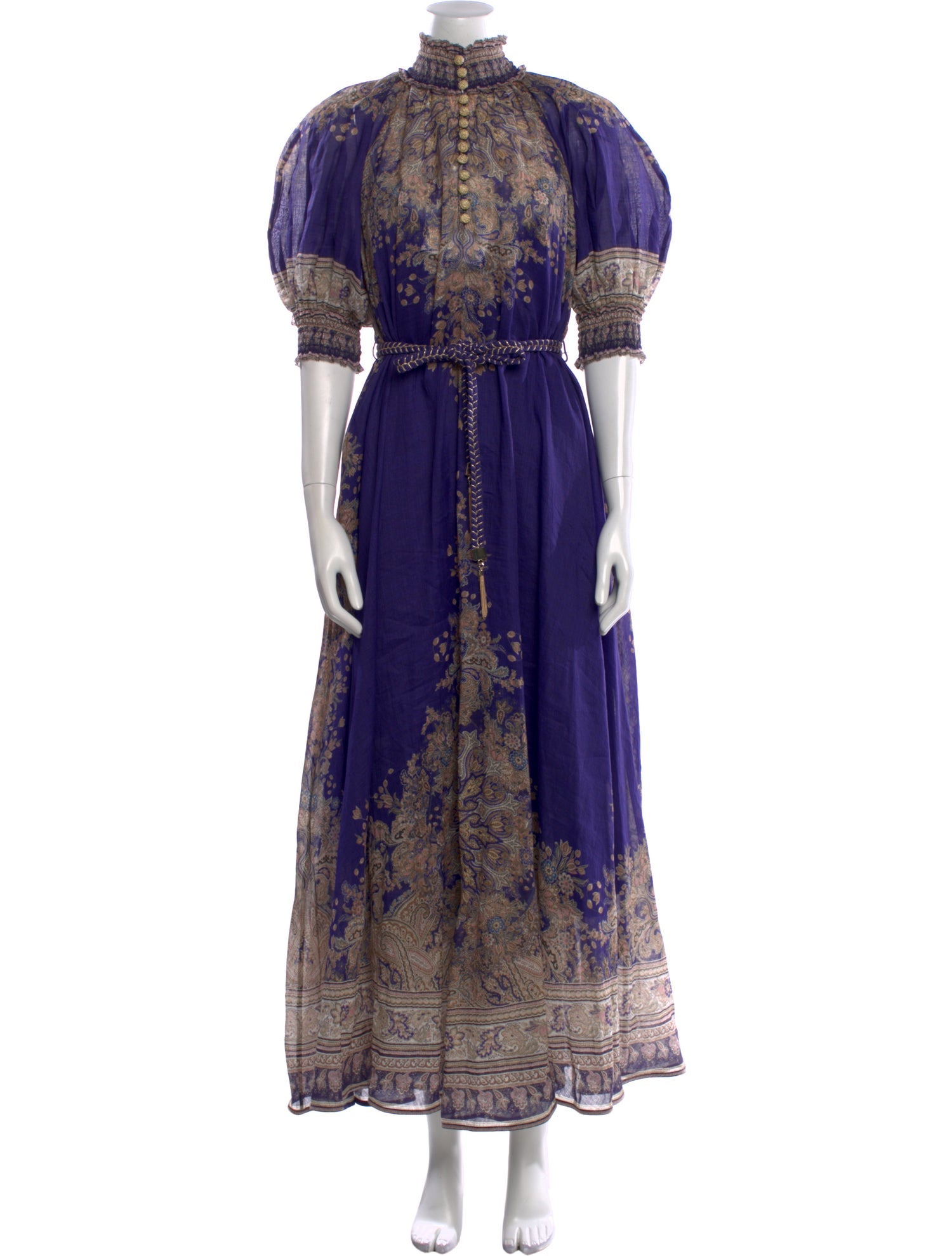 Zimmermann Printed Long Dress w/ Tags