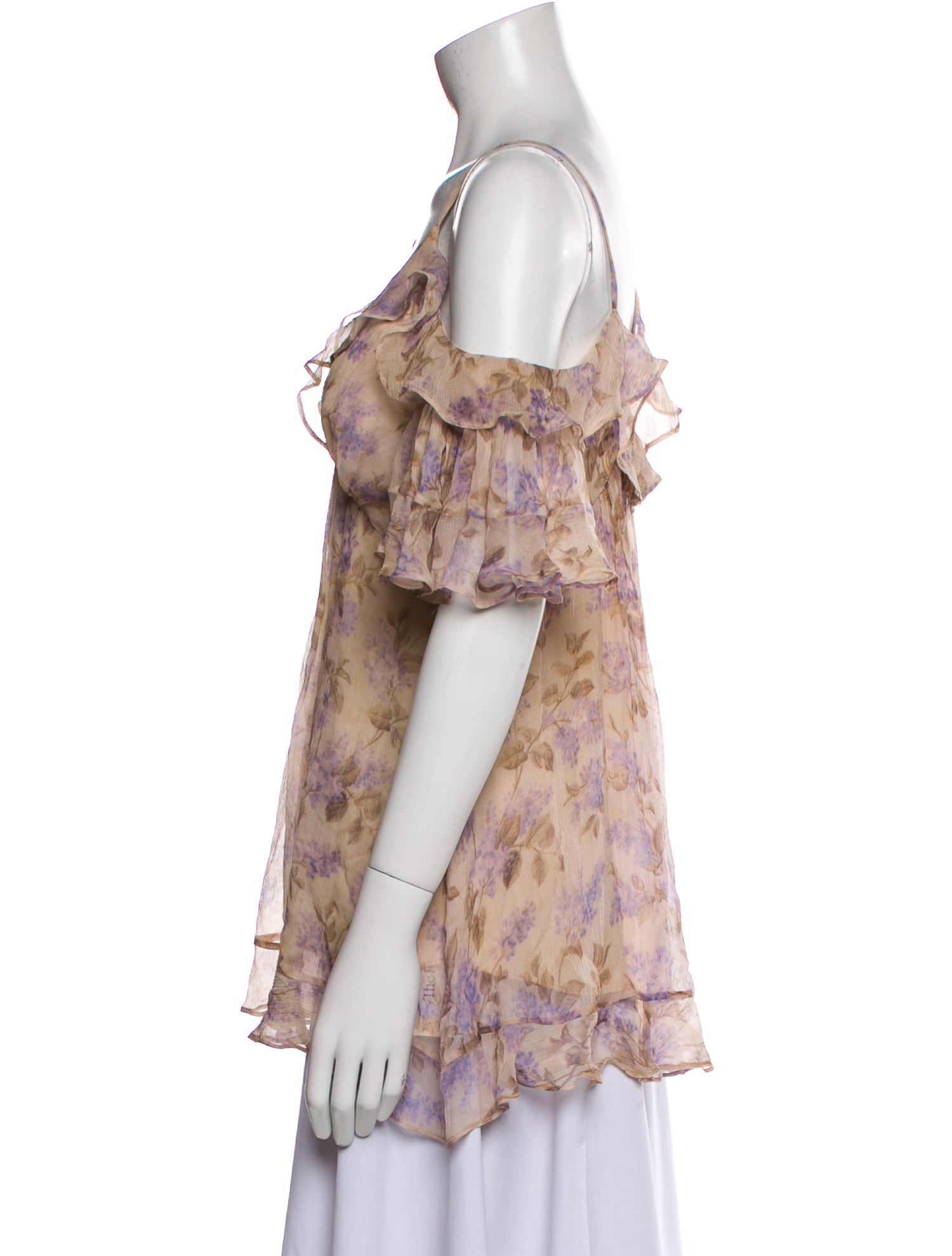 Zimmermann Silk Floral Print Blouse