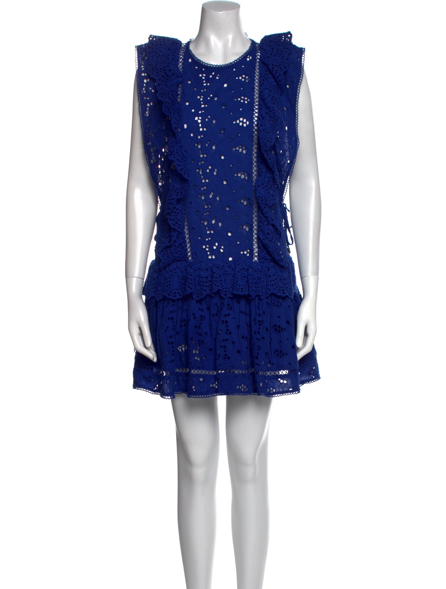 Zimmermann Lace Pattern Mini Dress