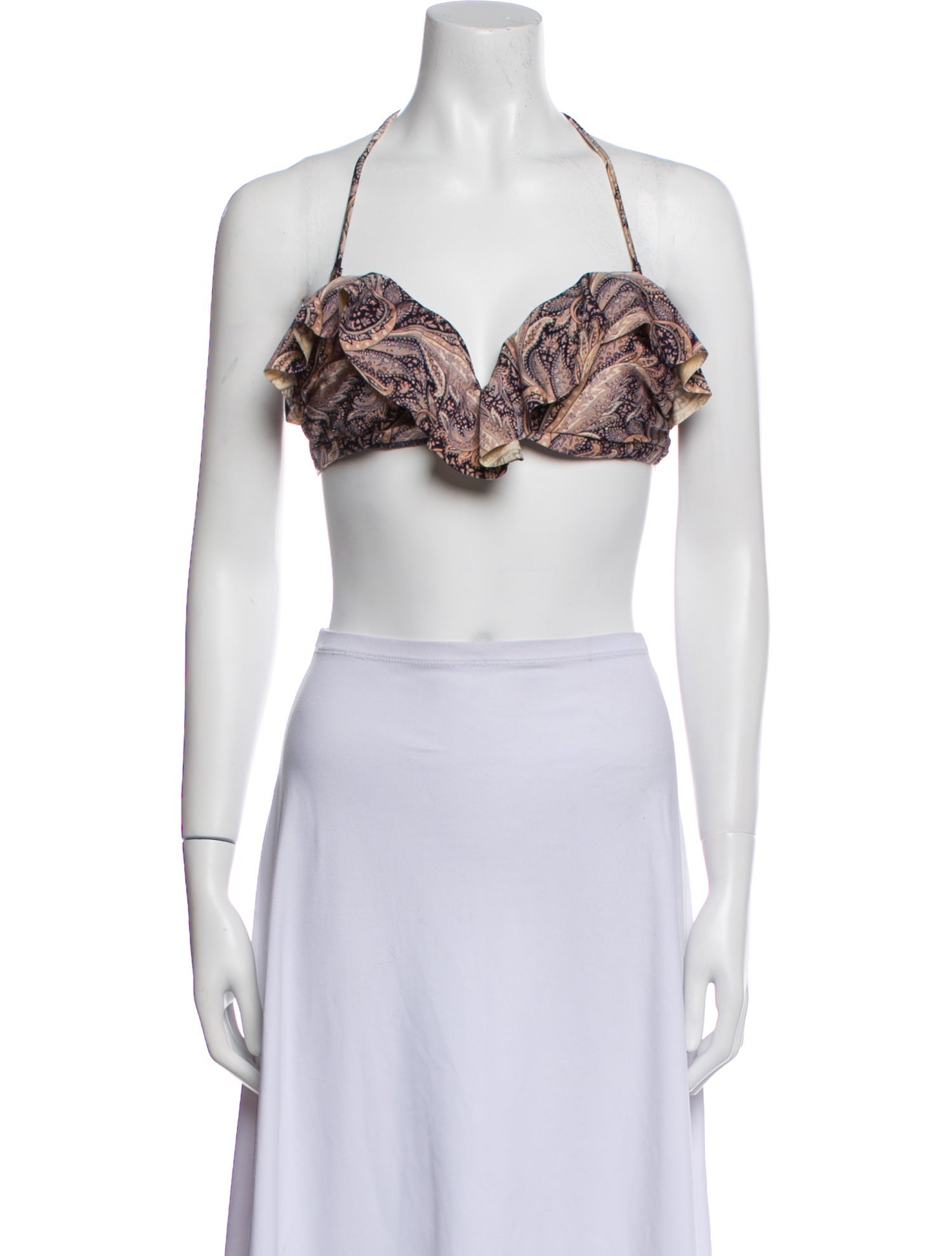 Zimmermann Nylon Halterneck Crop Top