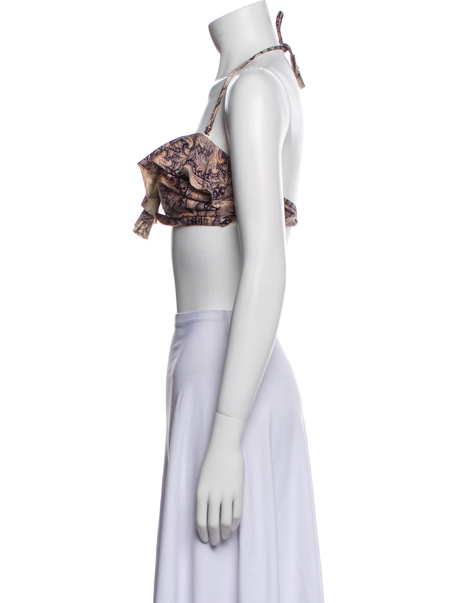 Zimmermann Nylon Halterneck Crop Top