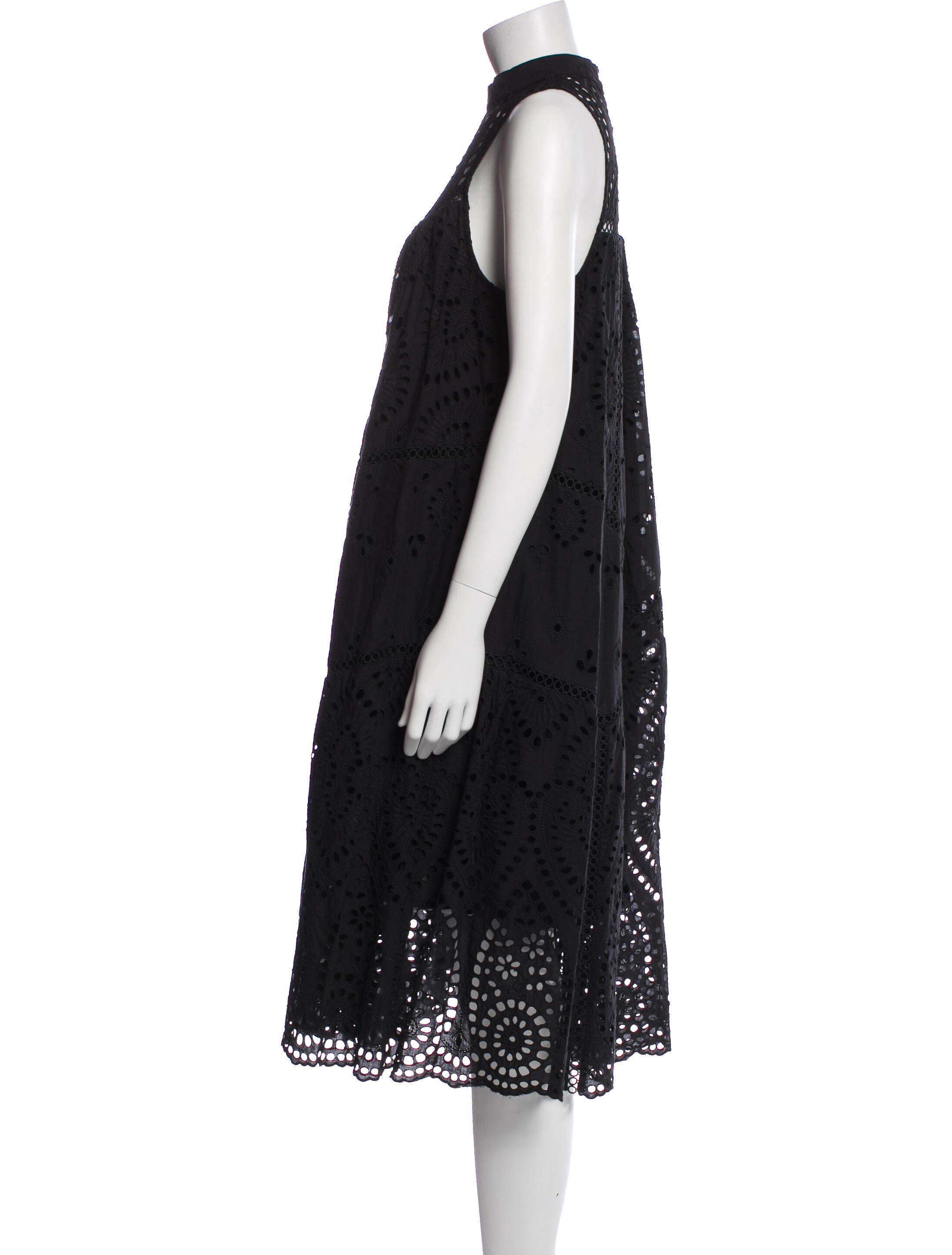 Zimmermann Mock Neck Midi Length Dress