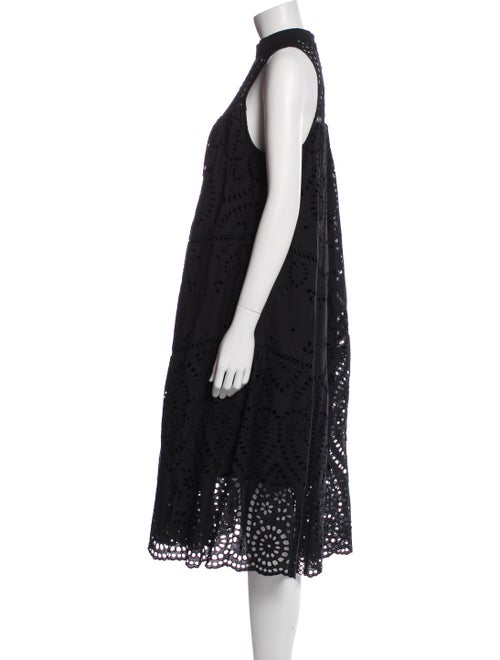 Zimmermann Mock Neck Midi Length Dress