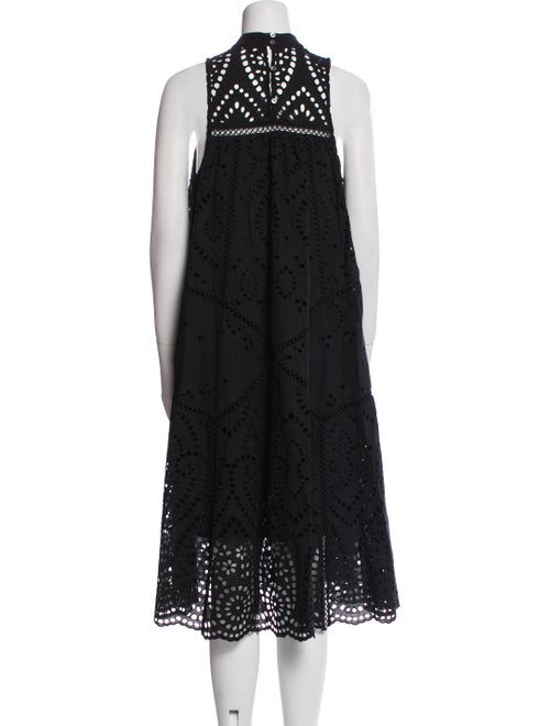 Zimmermann Mock Neck Midi Length Dress