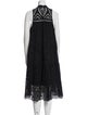 Zimmermann Mock Neck Midi Length Dress
