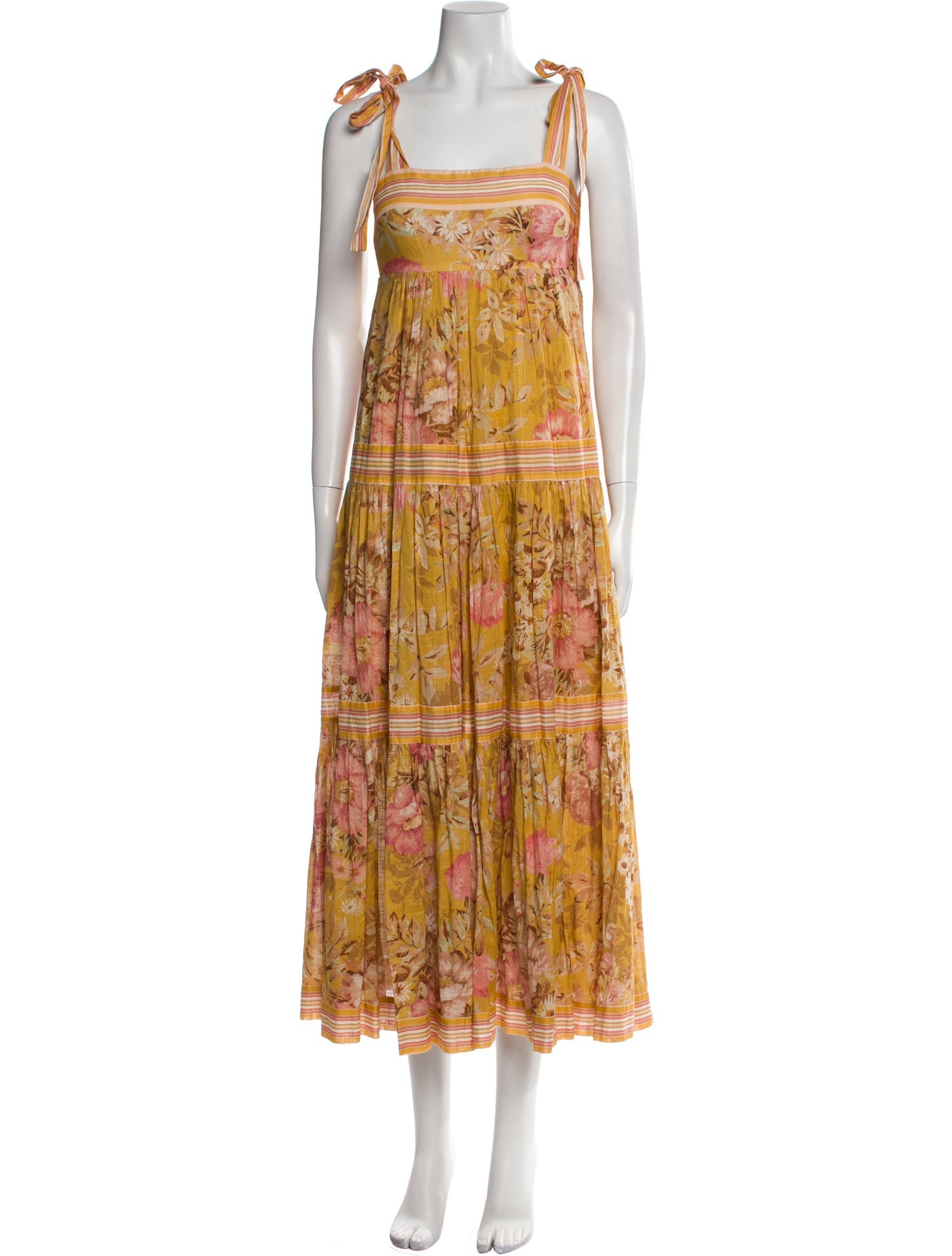 Zimmermann Floral Print Long Dress