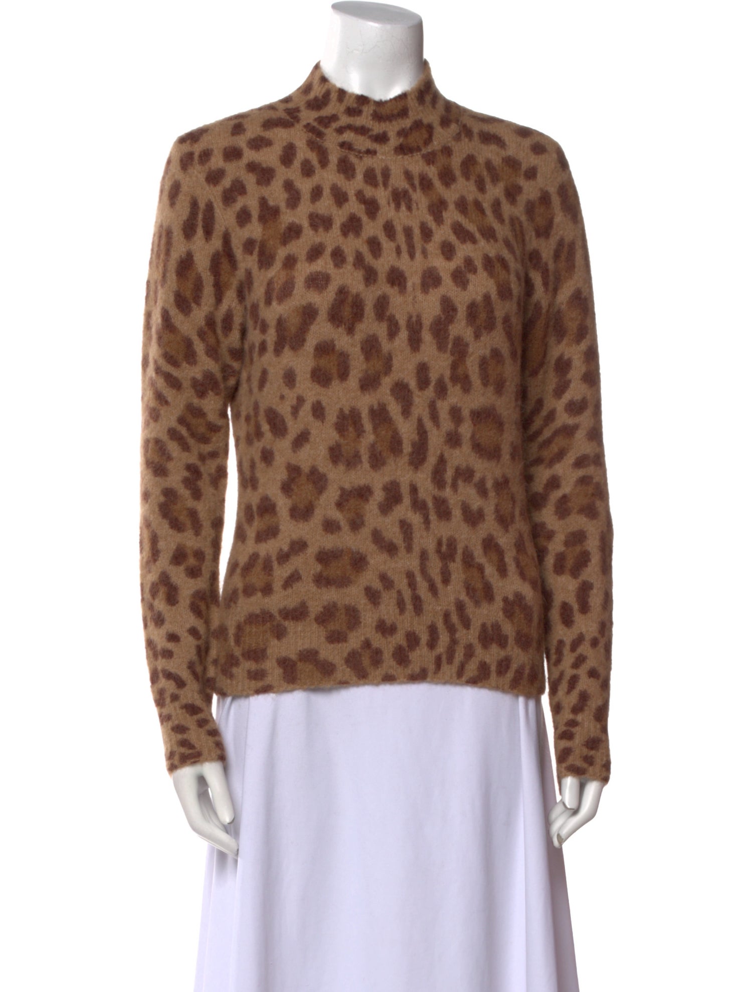 Zimmermann Alpaca Animal Print Sweater