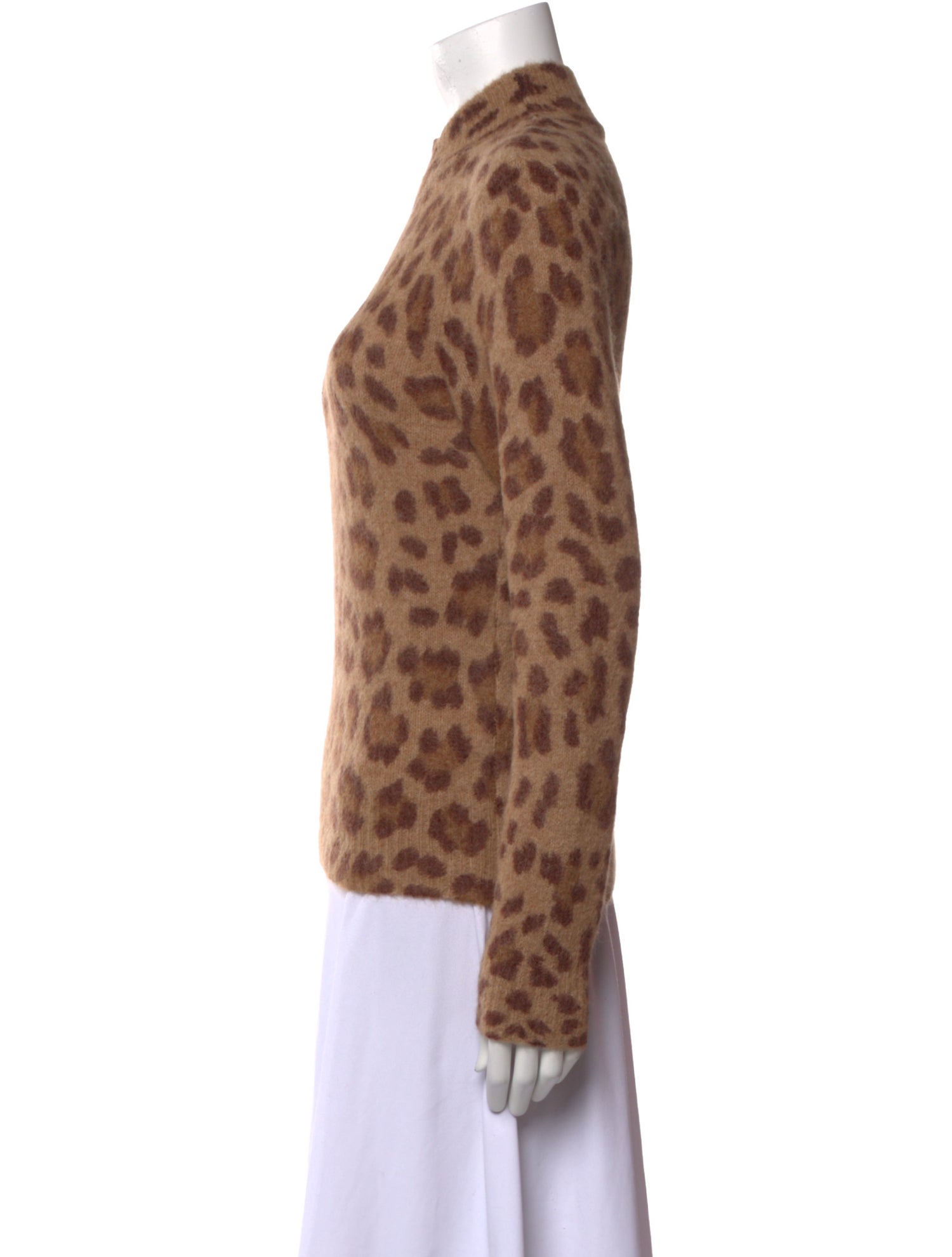 Zimmermann Alpaca Animal Print Sweater
