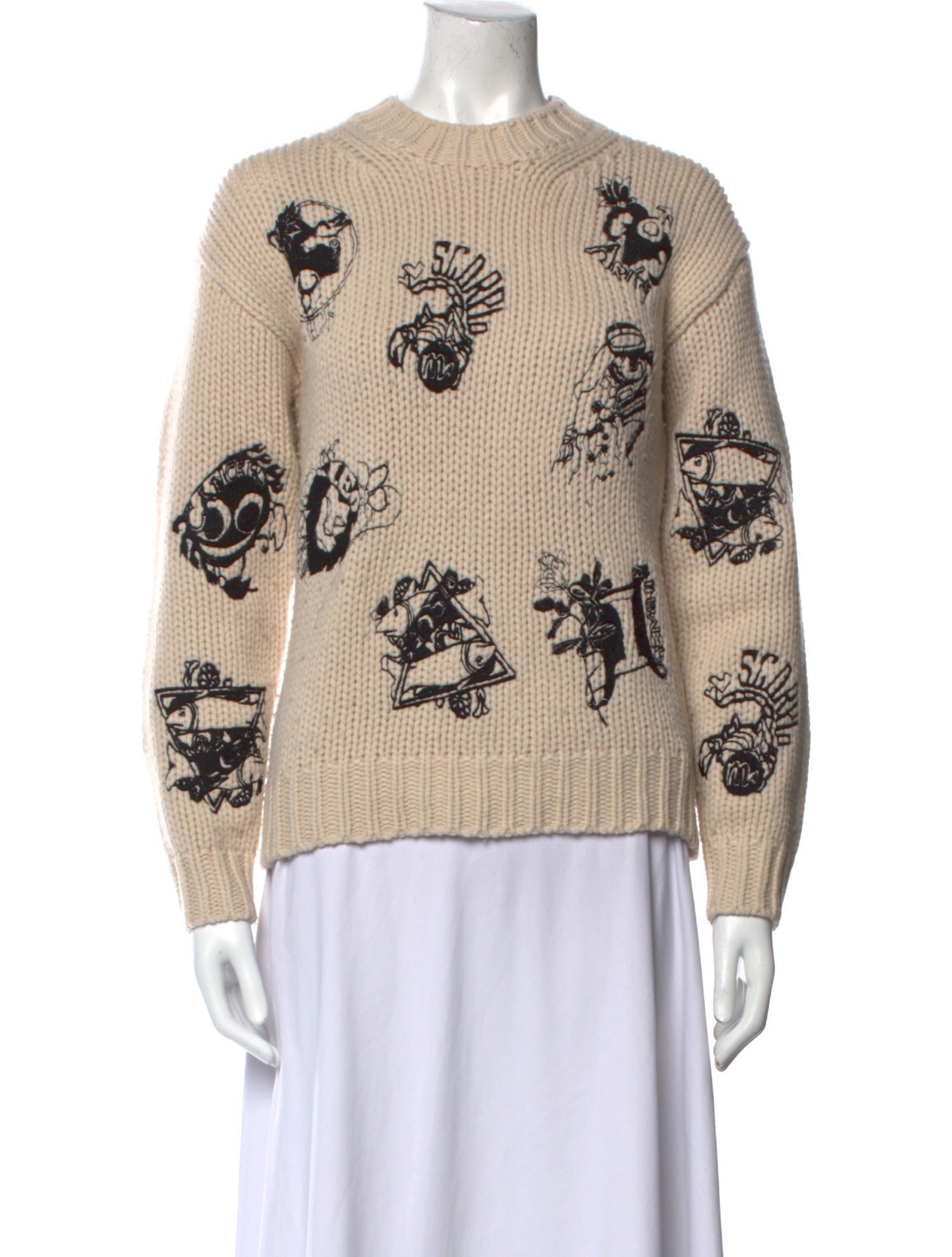 Zimmermann Merino Wool Printed Sweater