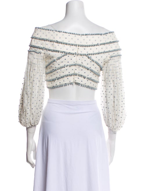 Zimmermann 2018 Painted Heart Crop Top