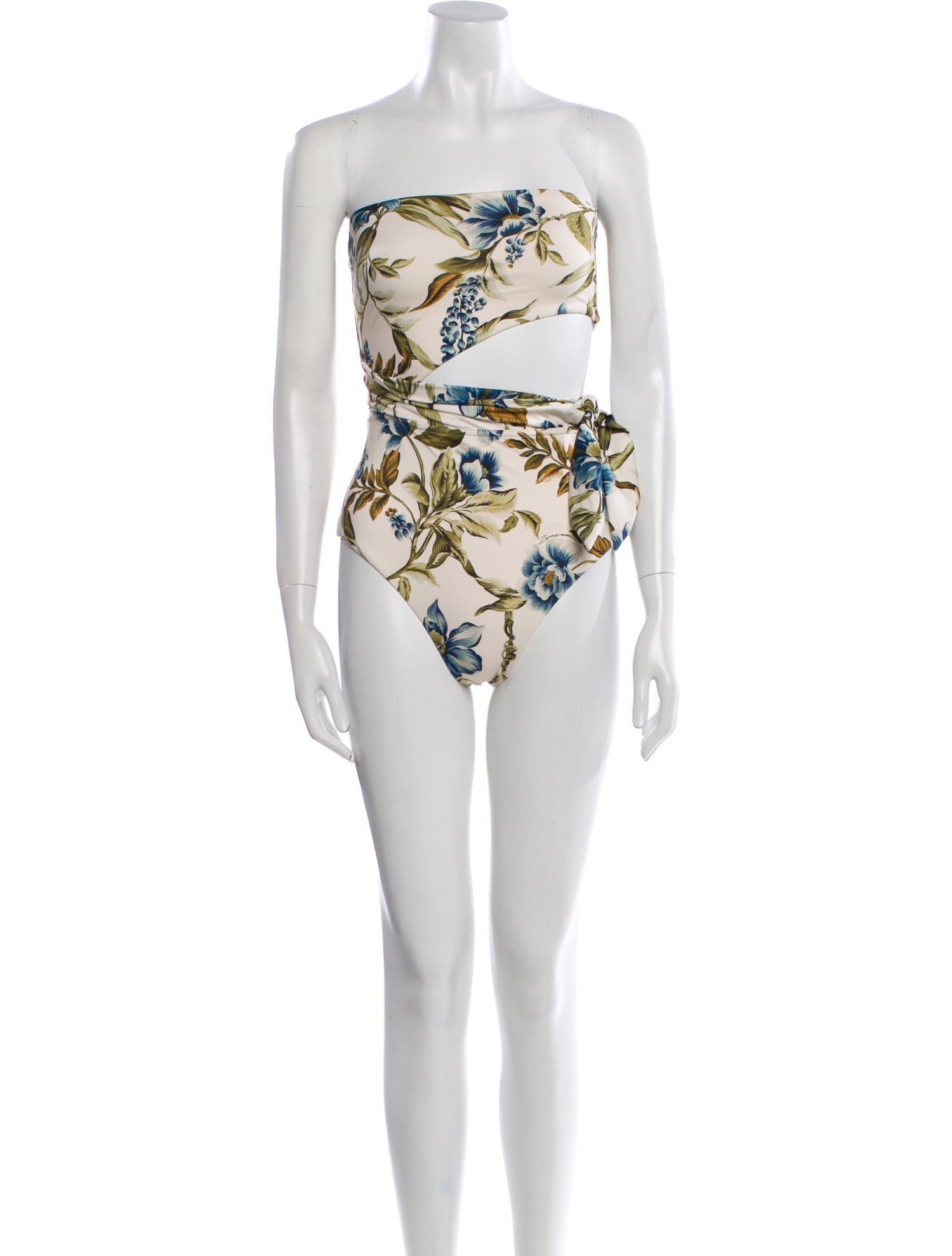 Zimmermann Floral Print One-Piece w/ Tags