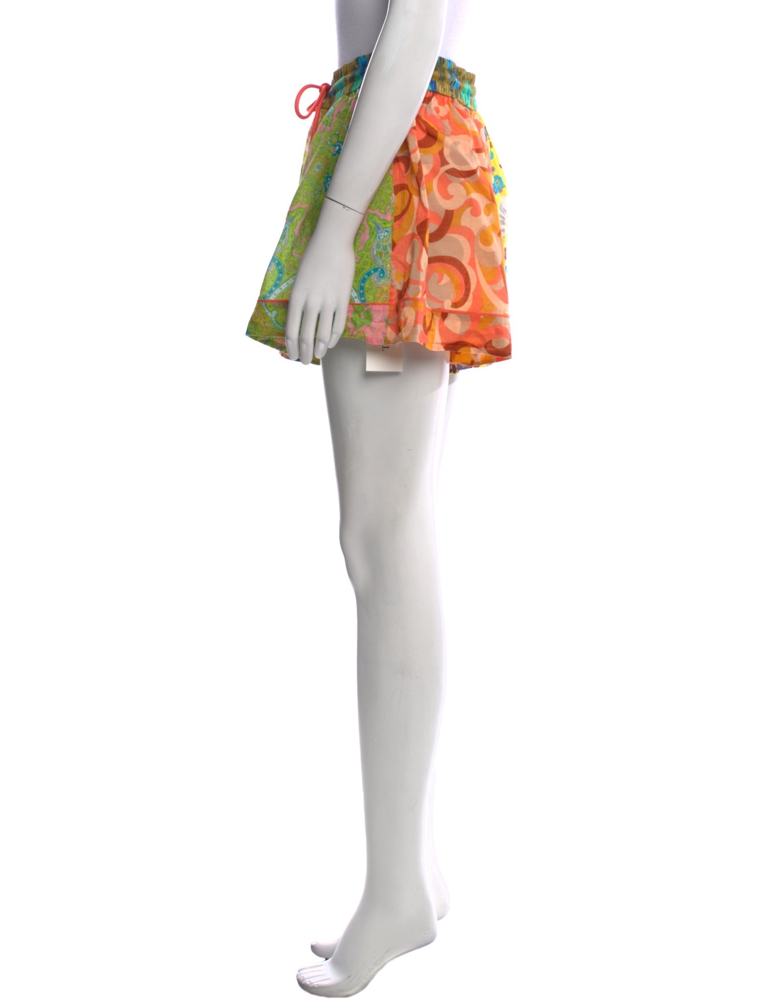 Zimmermann Floral Print Mini Shorts