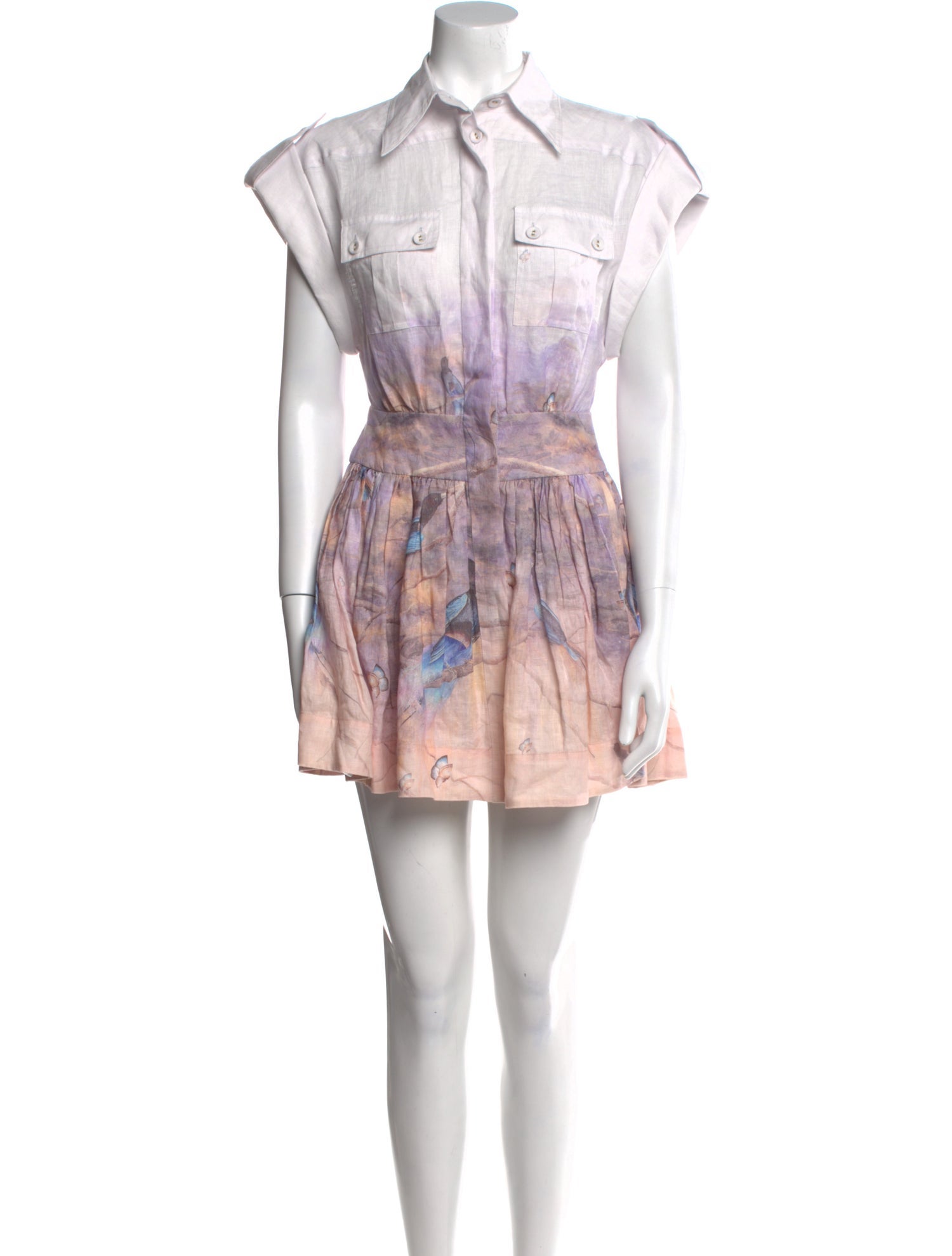 Zimmermann Linen Mini Dress w/ Tags