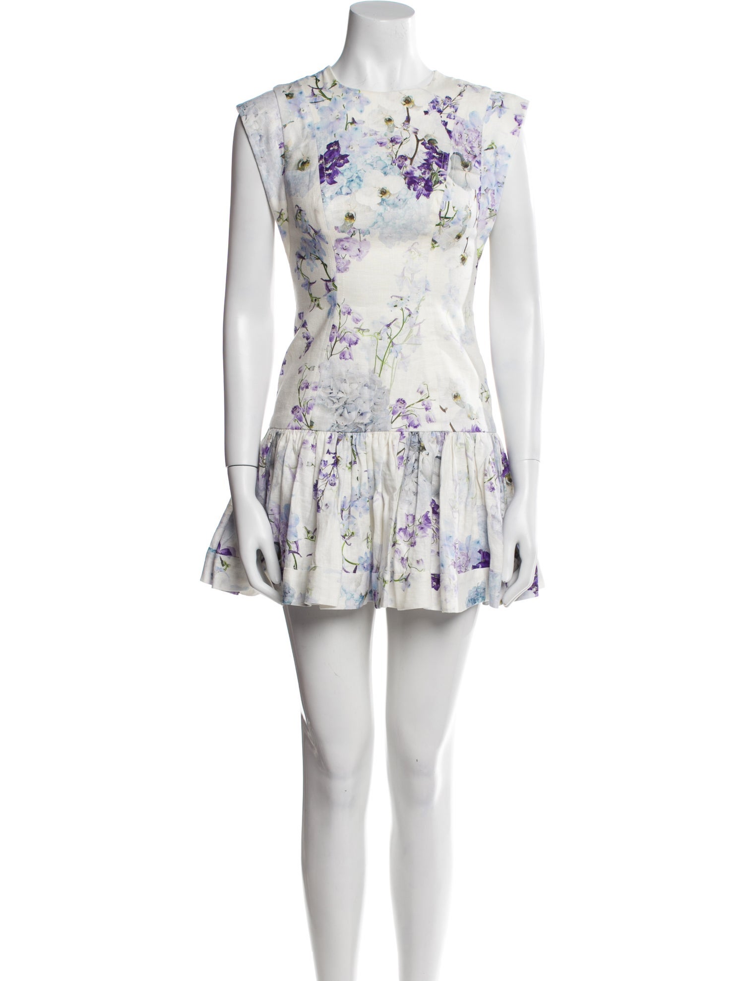 Zimmermann Floral Print Mini Dress
