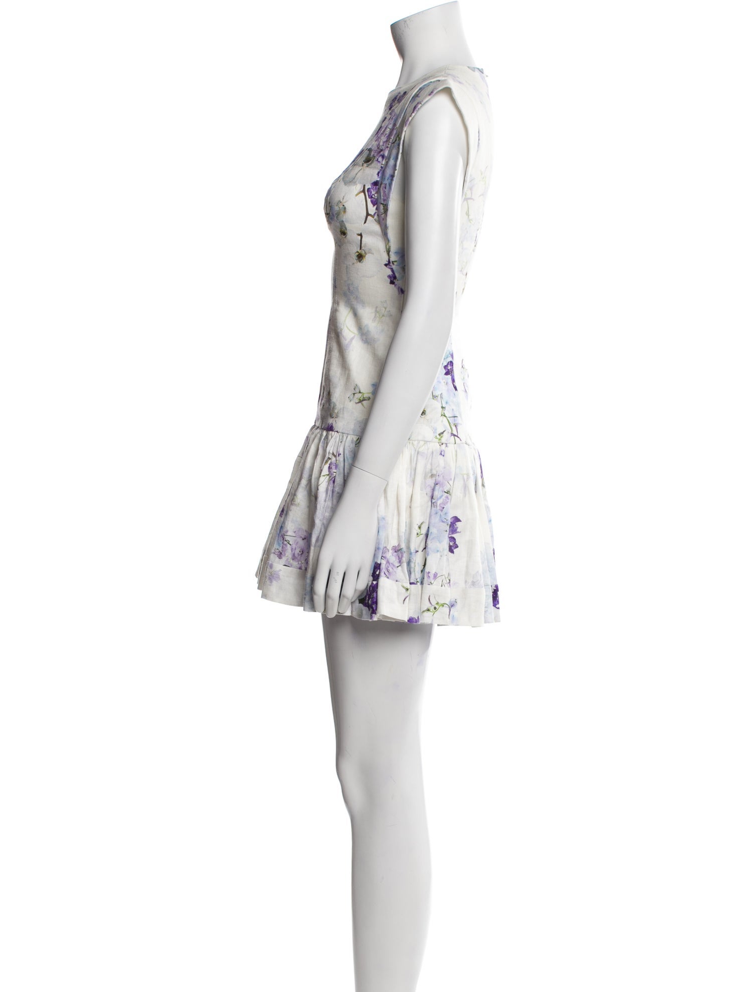 Zimmermann Floral Print Mini Dress
