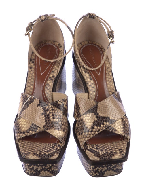 Zimmermann Water Snake Animal Print Espadrilles