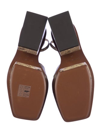 Zimmermann Water Snake Animal Print Espadrilles