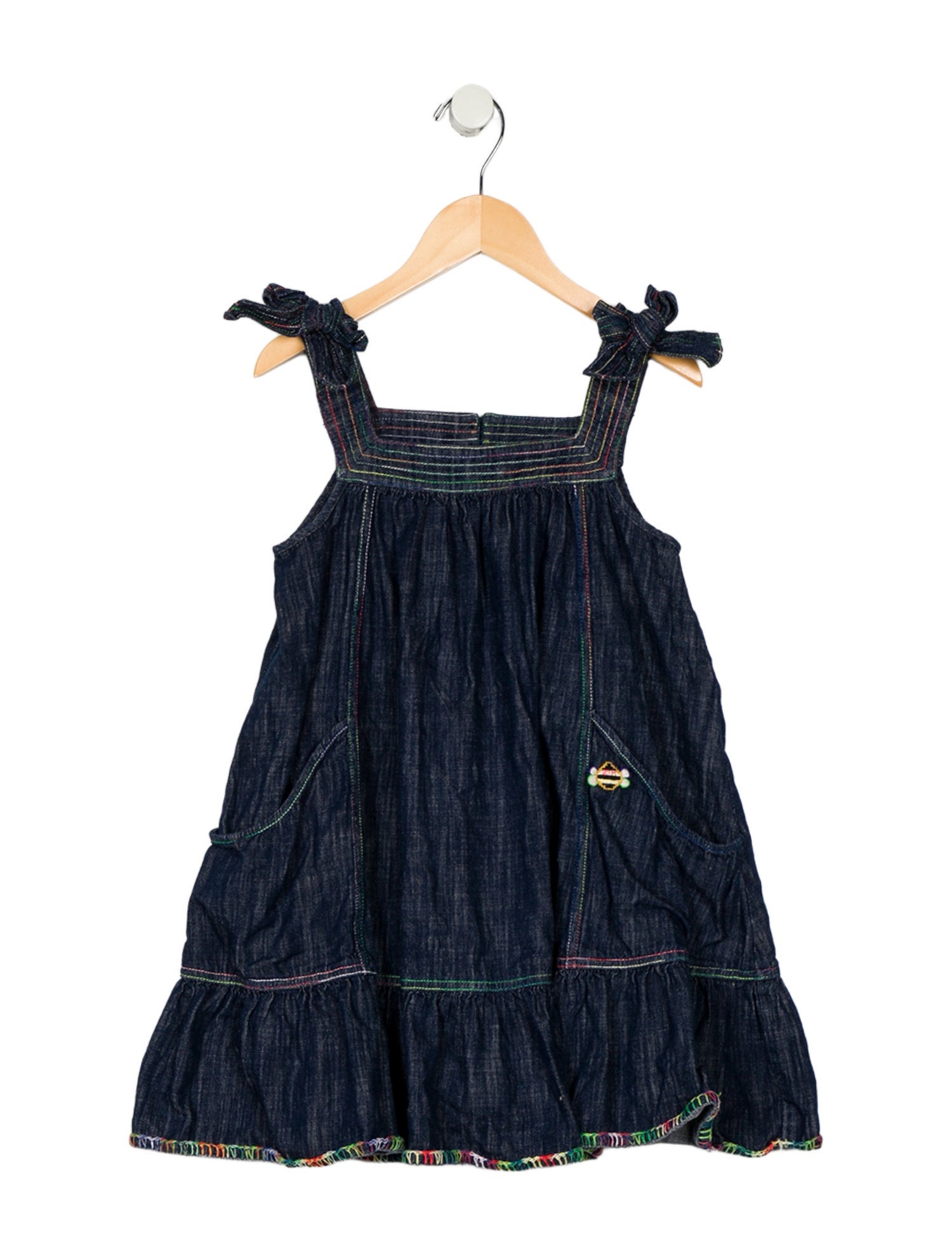 Zimmermann Kid girls' sleeveless denim dress