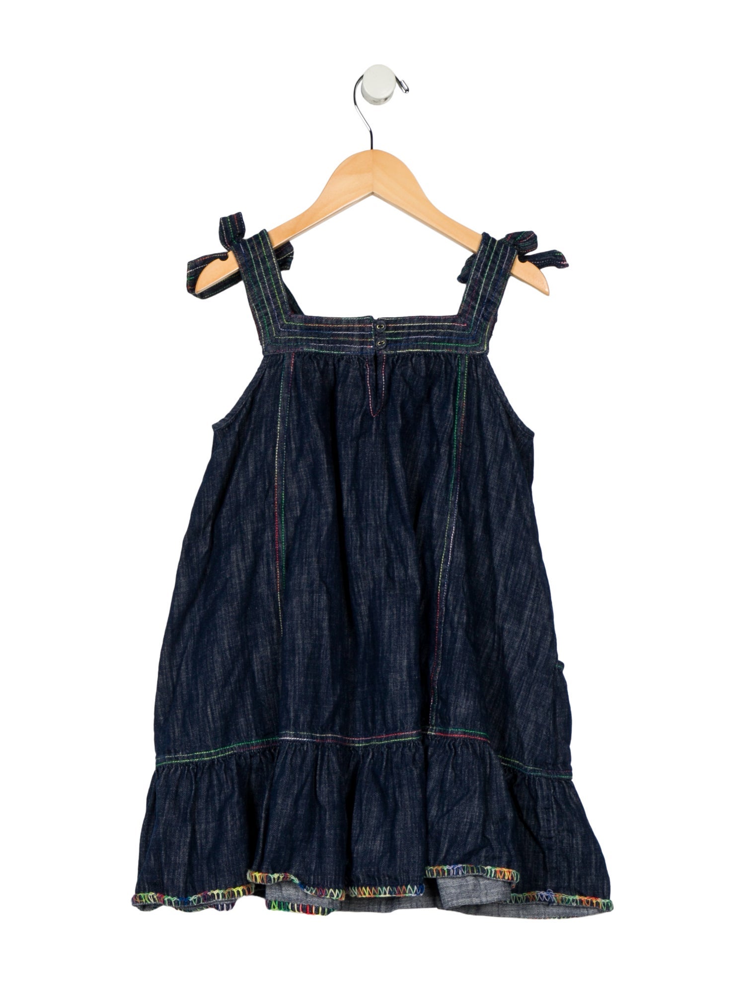 Zimmermann Kid girls' sleeveless denim dress