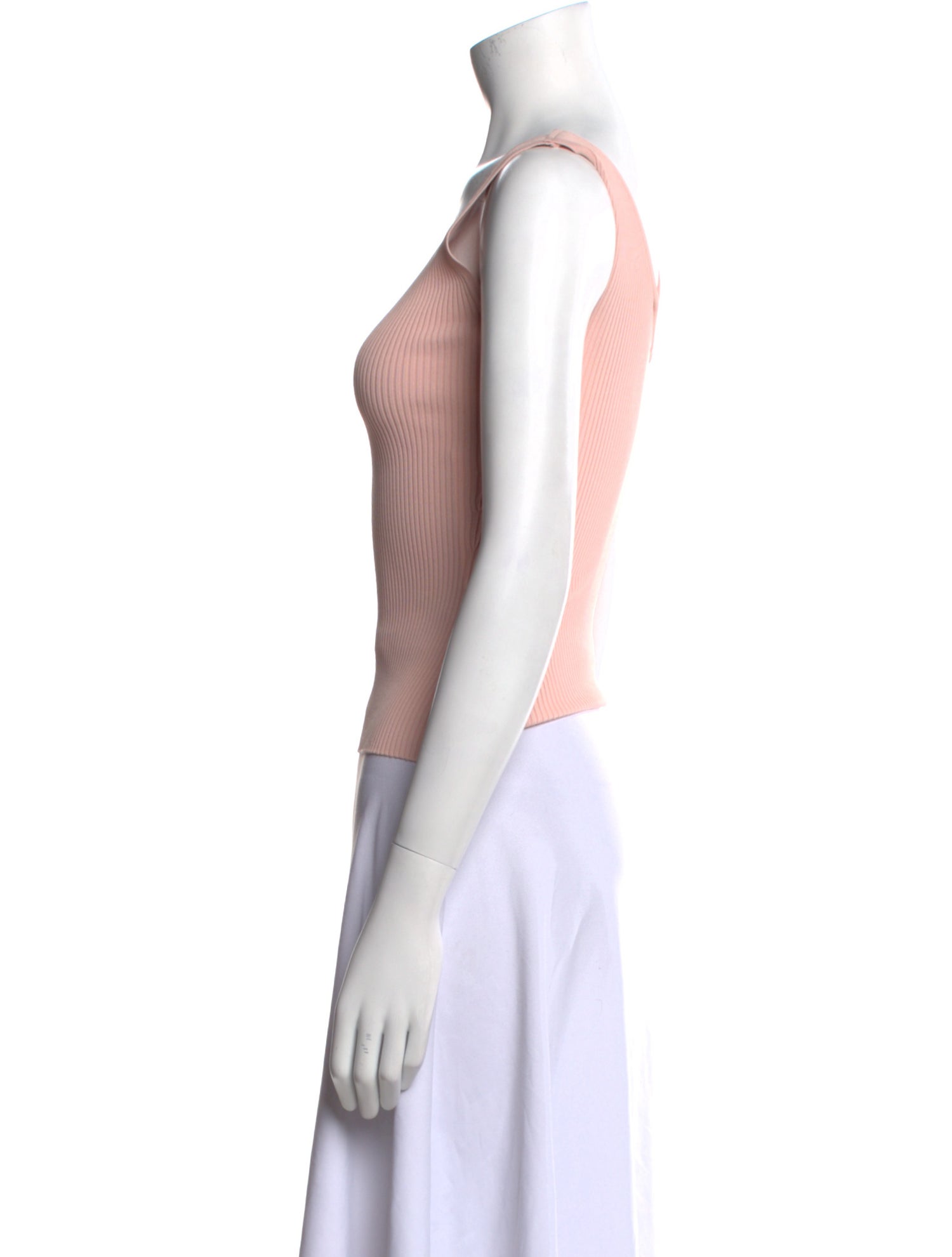 Zimmermann V-Neck Sleeveless Crop Top