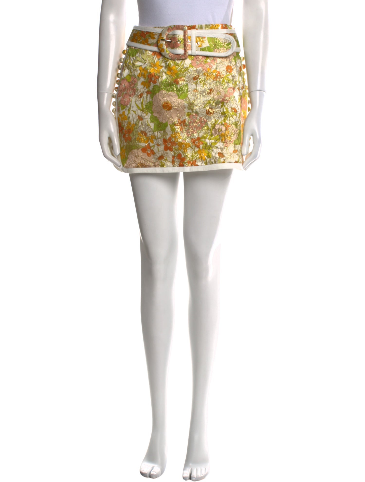Zimmermann Printed Mini Skirt