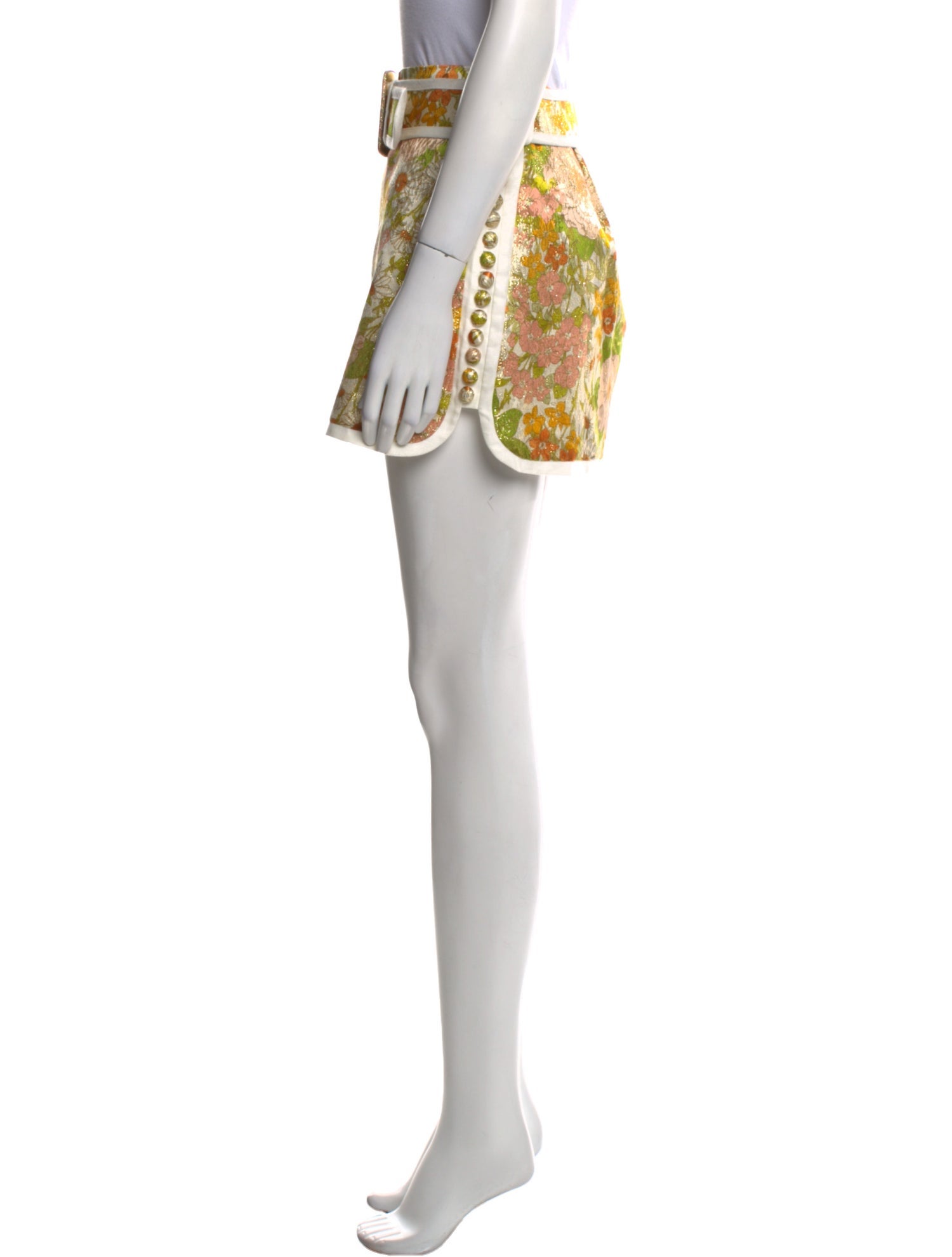 Zimmermann Printed Mini Skirt