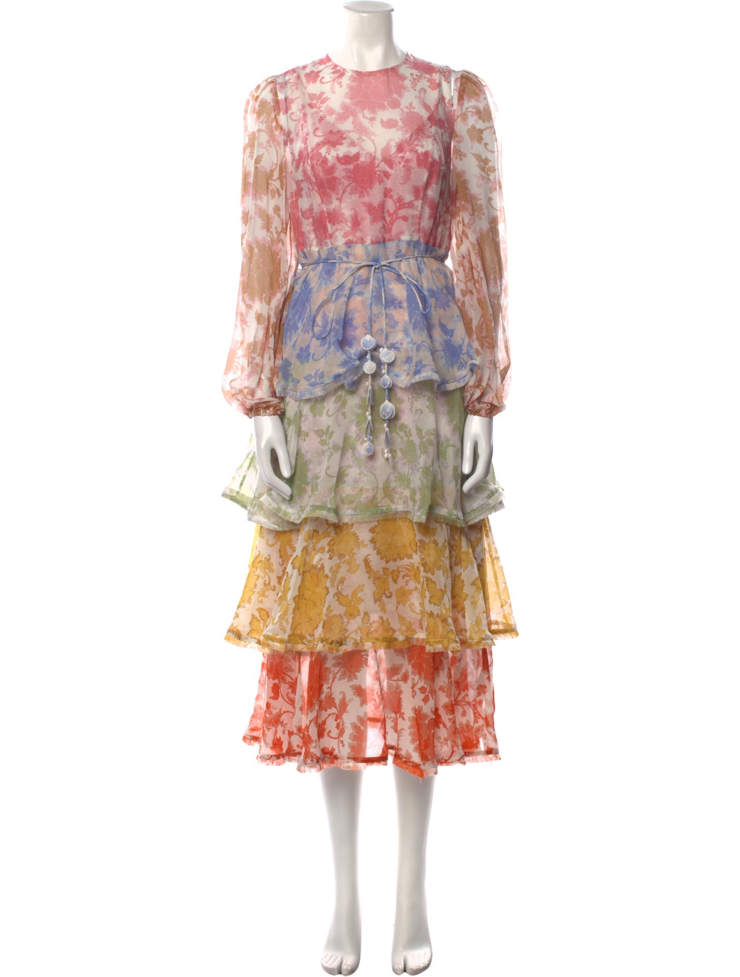 Zimmermann Floral Print Long Dress