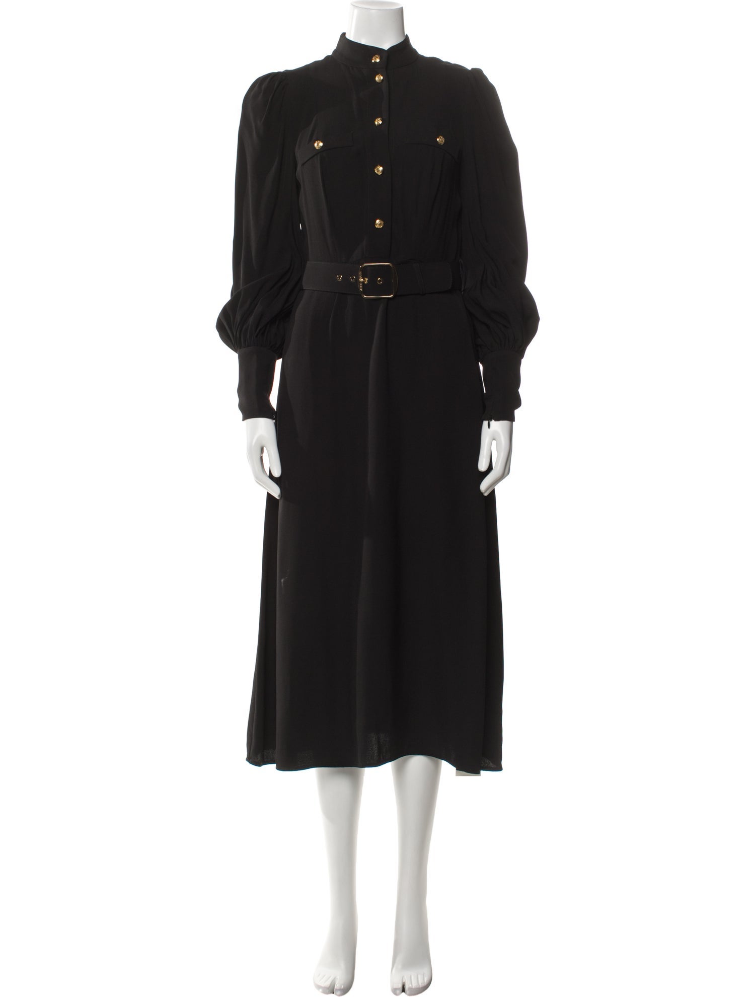 Zimmermann Mock Neck Long Dress