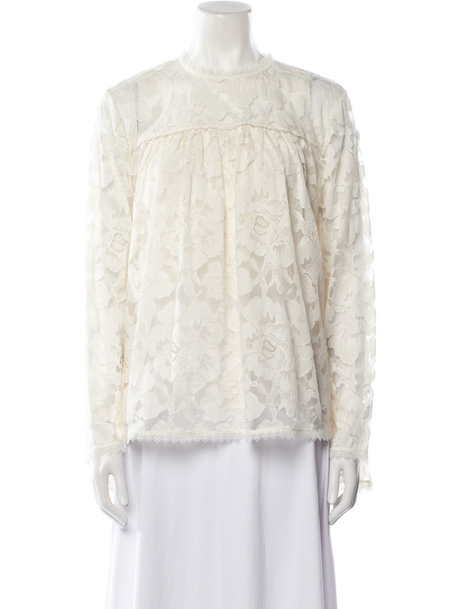 Zimmermann Lace Lace Pattern Blouse