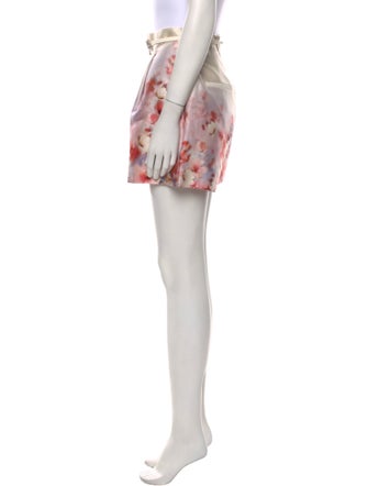Zimmermann Printed Mini Shorts