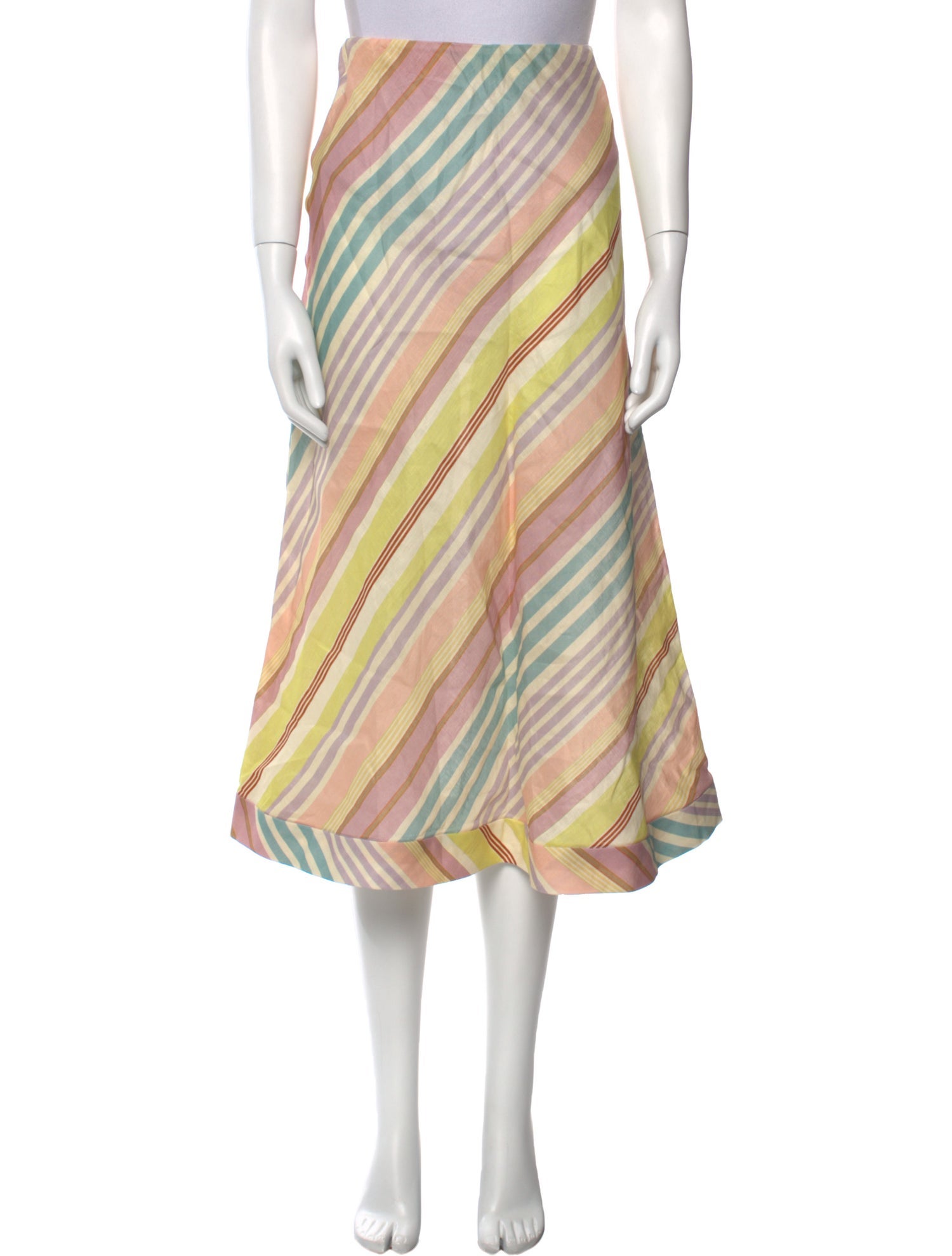 Zimmermann Linen Midi Length Skirt