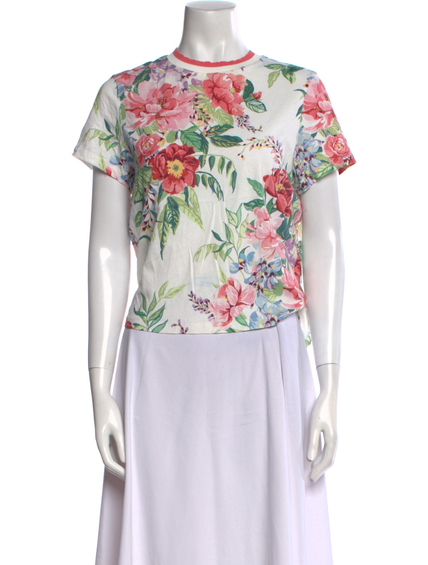 Zimmermann Floral Print Crew Neck T-Shirt