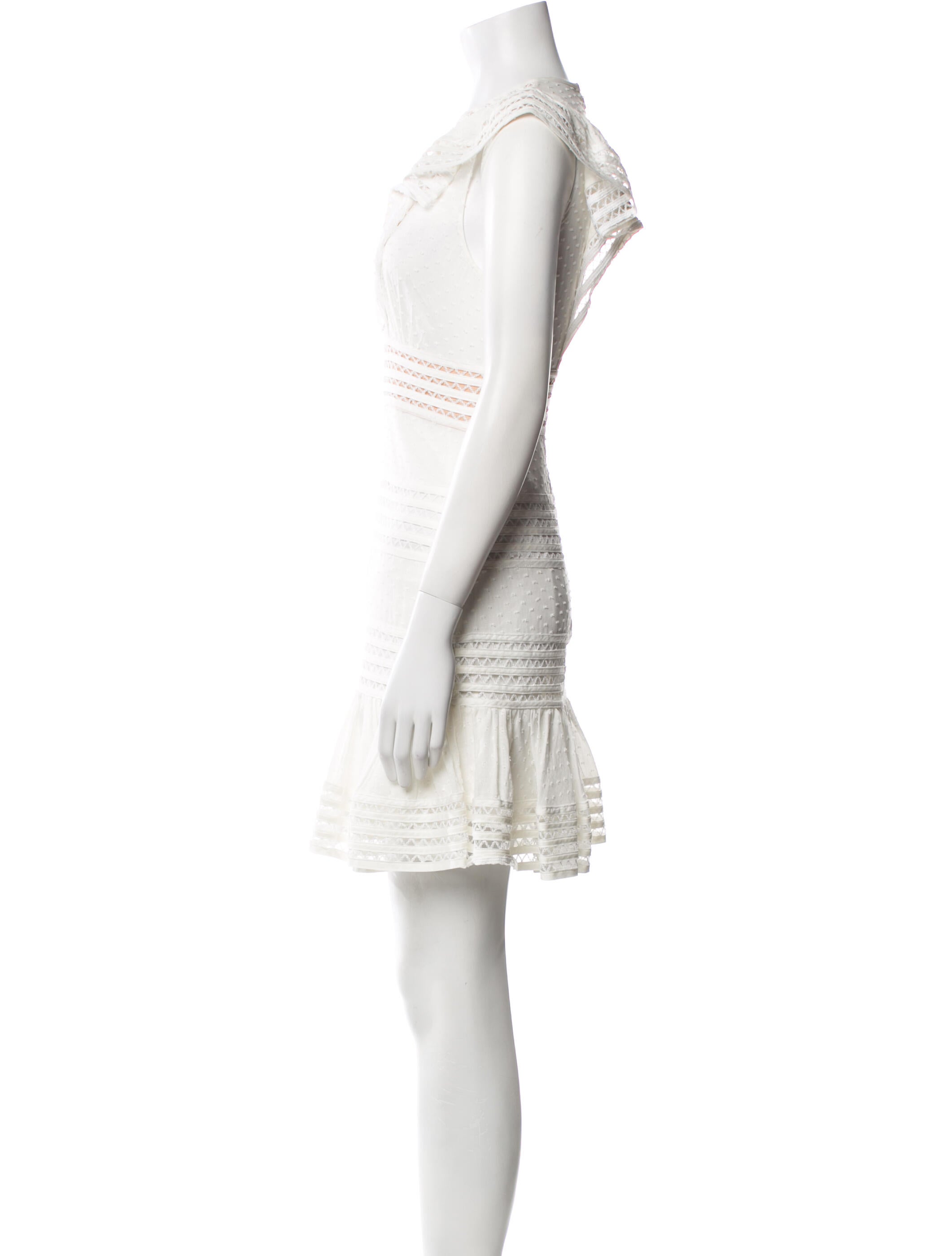 Zimmermann Bateau Neckline Mini Dress