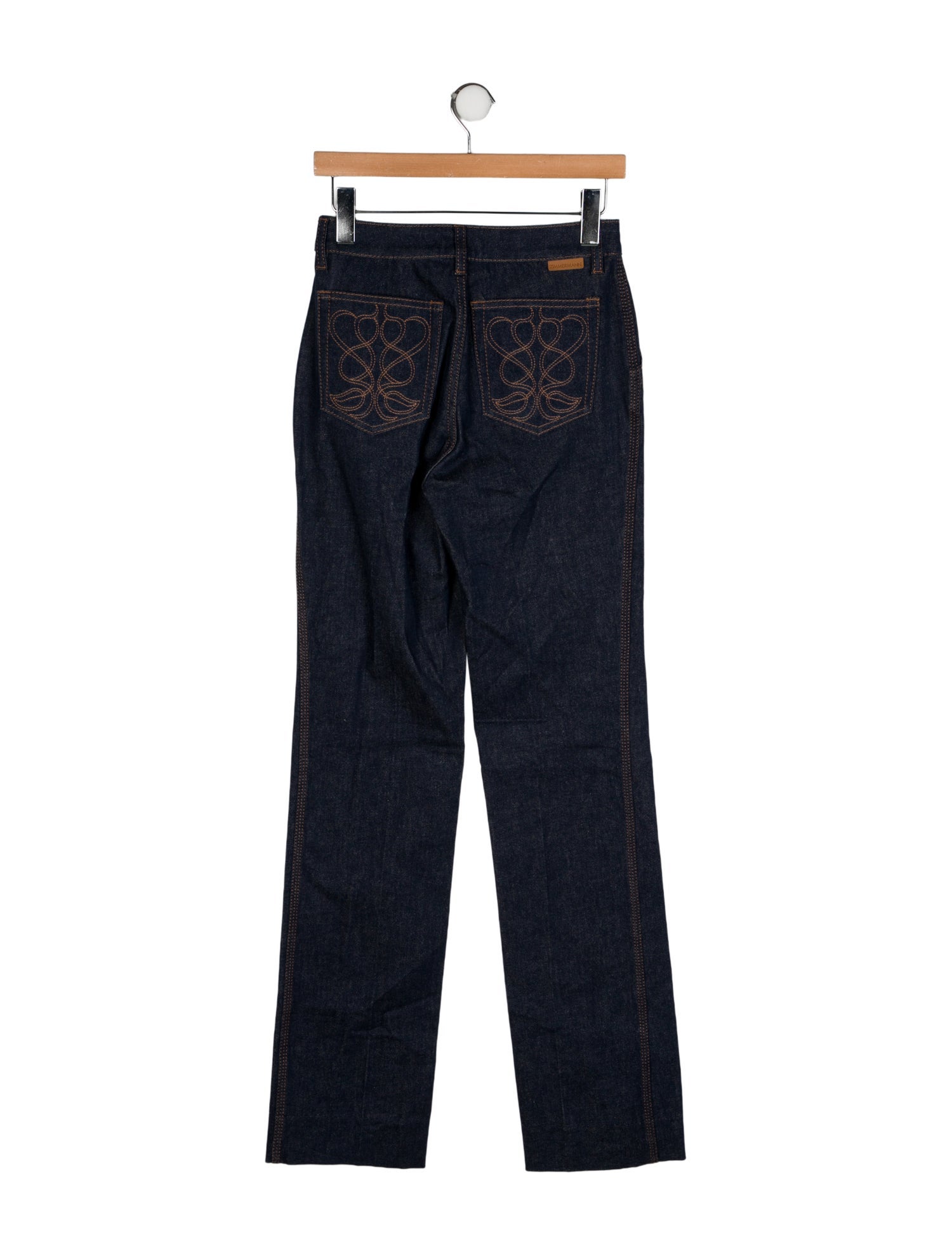 Zimmermann Mid-Rise Straight Leg Jeans w/ Tags
