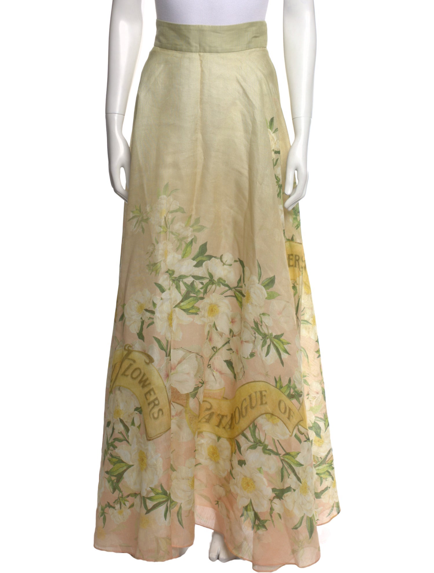 Zimmermann Linen Long Skirt